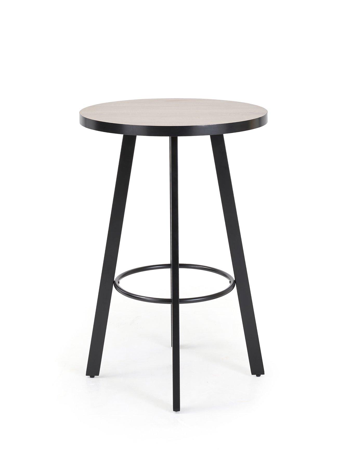 Image 3 of 7 of The Very Collection Oslo 70cm High Bar Table &amp; 2 Dahlia Velvet Bar Stools - FSC&reg; Certified