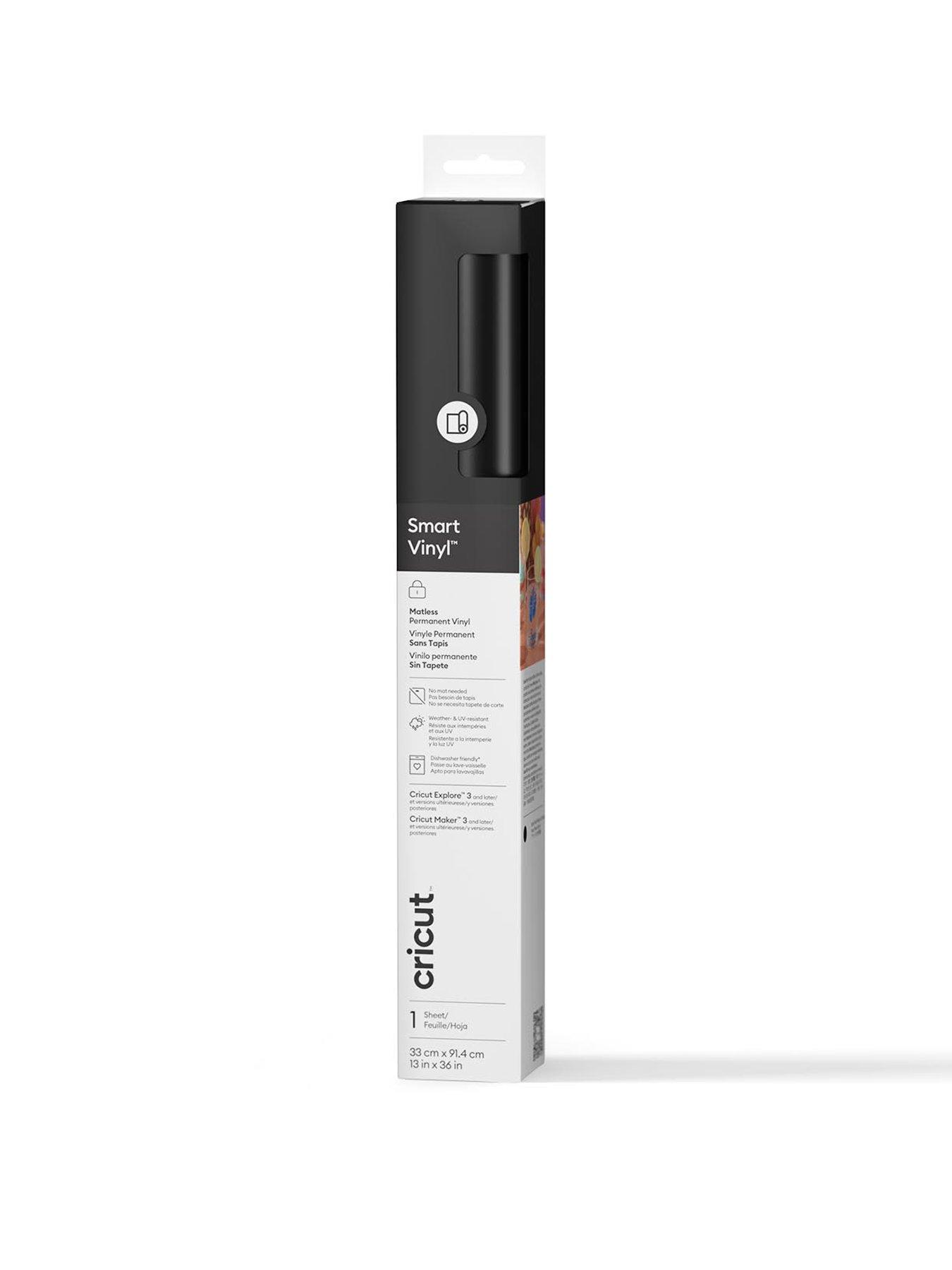 Cricut Smart Vinyl Permanent (33x91cm) Black 3-pack Bundle