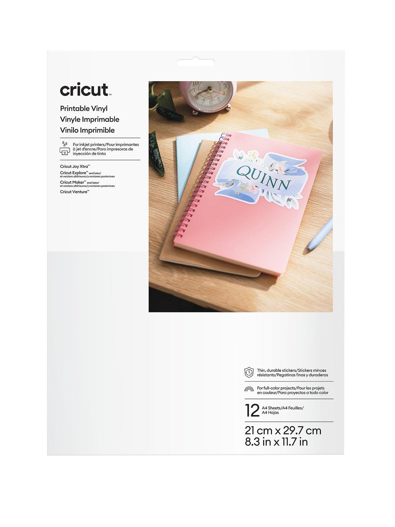 Cricut Printable Vinyl A4-White, 36 sheets