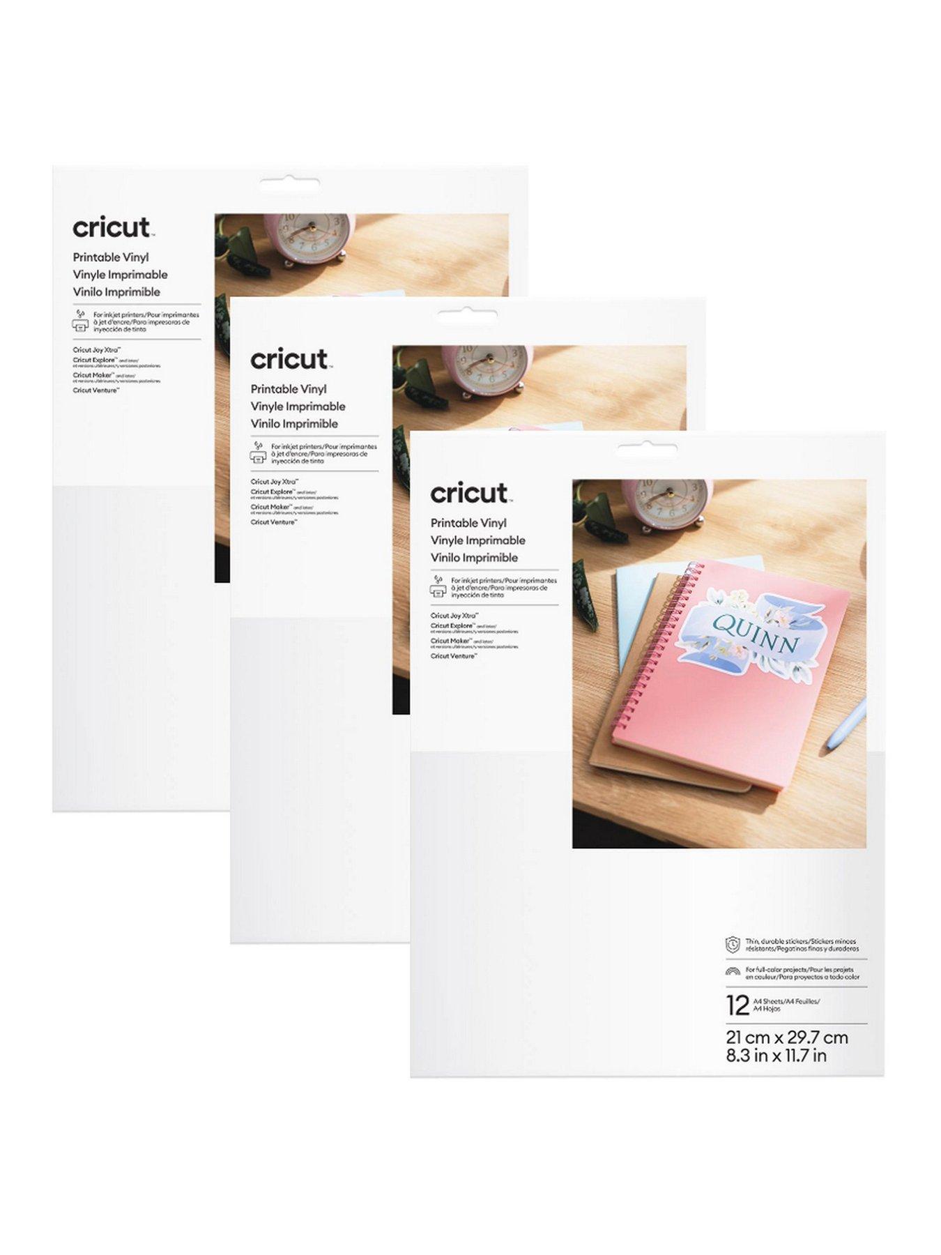 Cricut Printable Vinyl A4-Transparent, 36 sheets