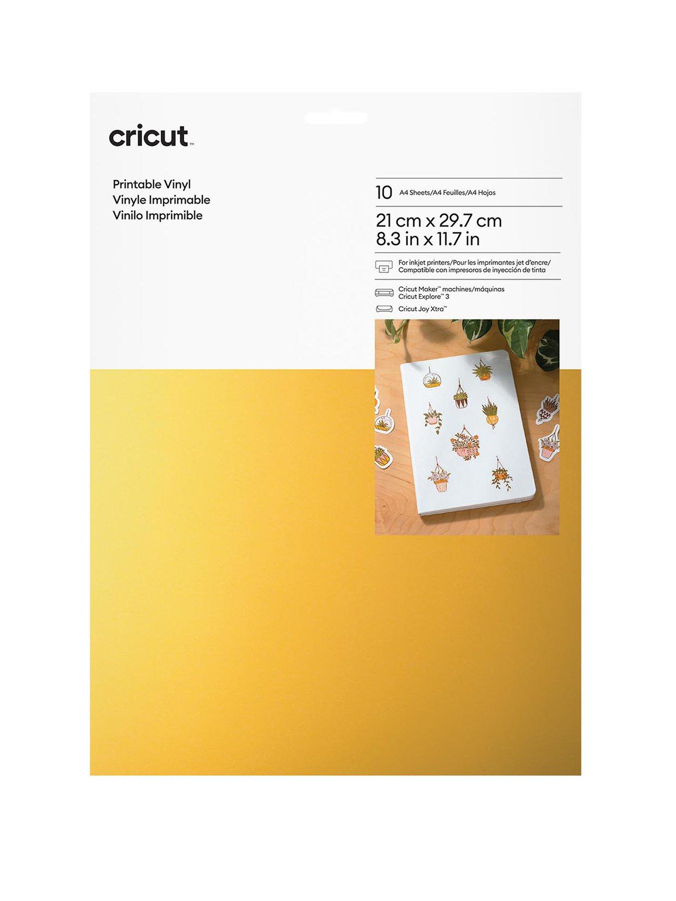 Cricut Printable Vinyl A4 -Gold,30 sheets