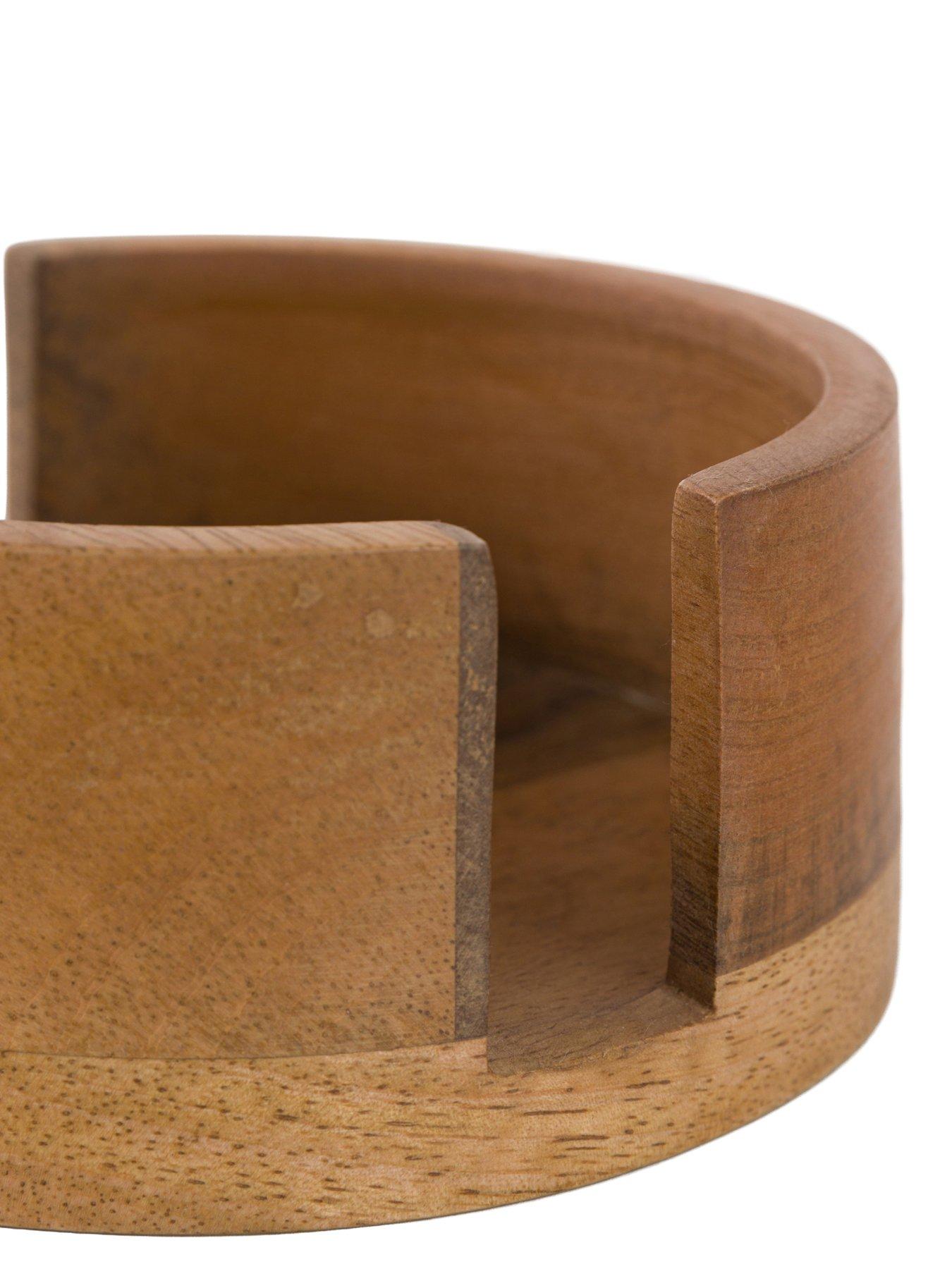 Image 7 of 8 of Gallery Direct Mango Wood Coasters Set Of 4