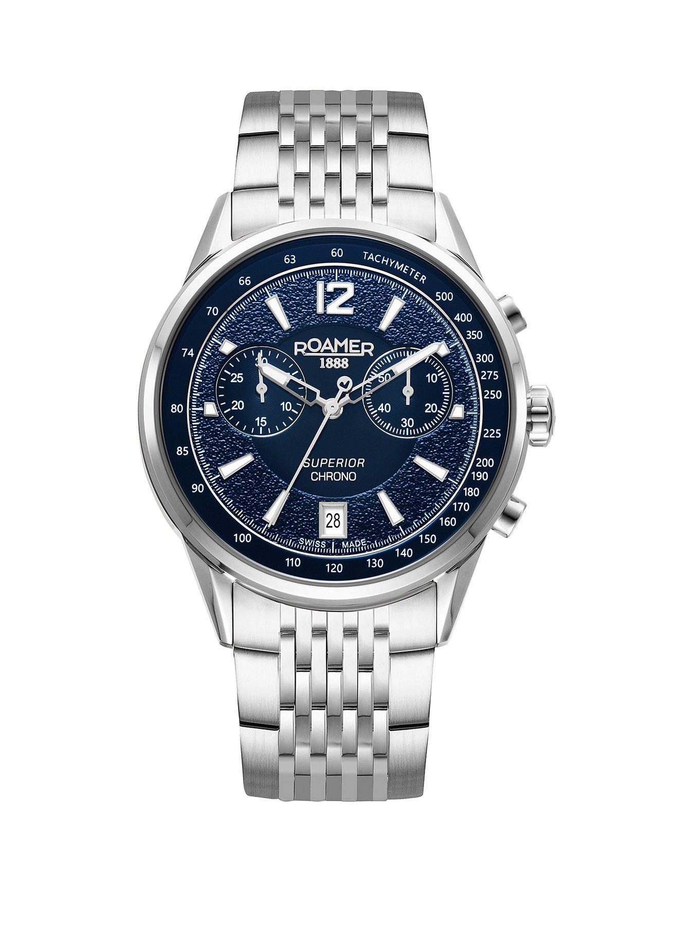 Roamer of Switzerland Superior Chrono Steel Blue