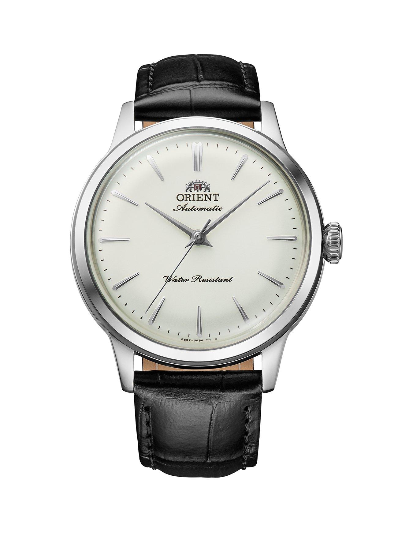 Image 1 of 4 of Orient Bambino 36mm Black Leather Strap Watch