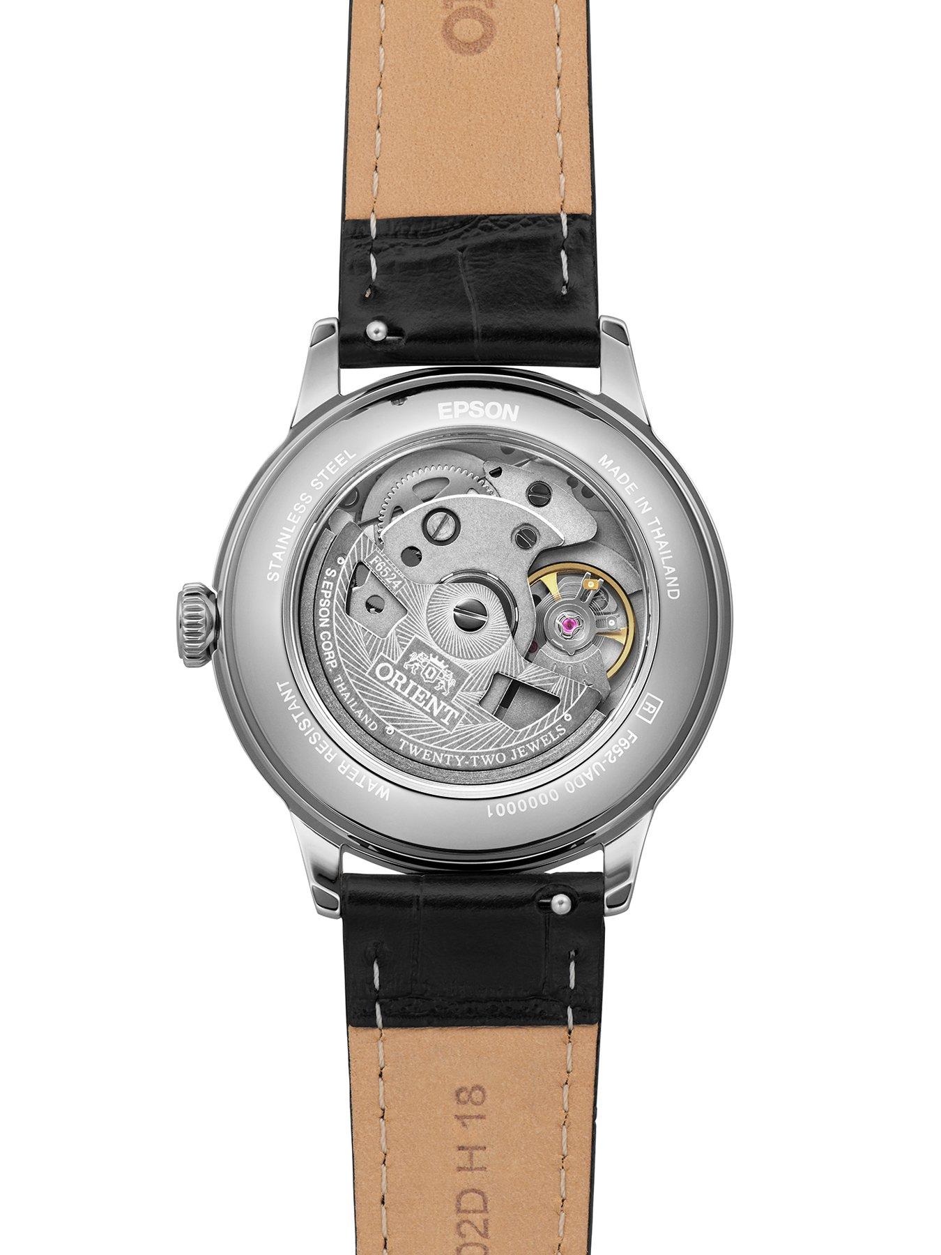 Image 3 of 4 of Orient Bambino 36mm Black Leather Strap Watch