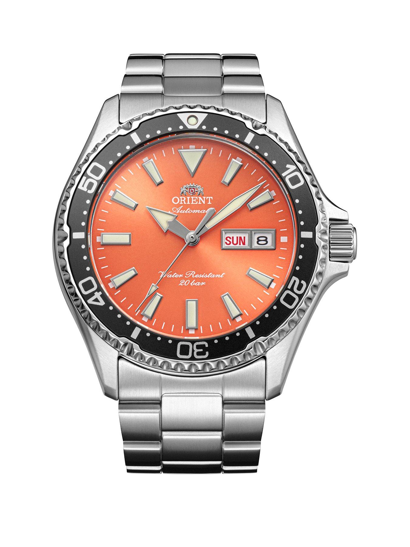Orient Mako V Steel Orange