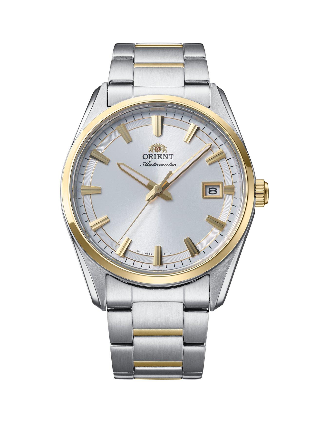 Orient Stretto Date Gold Two Tone Silver