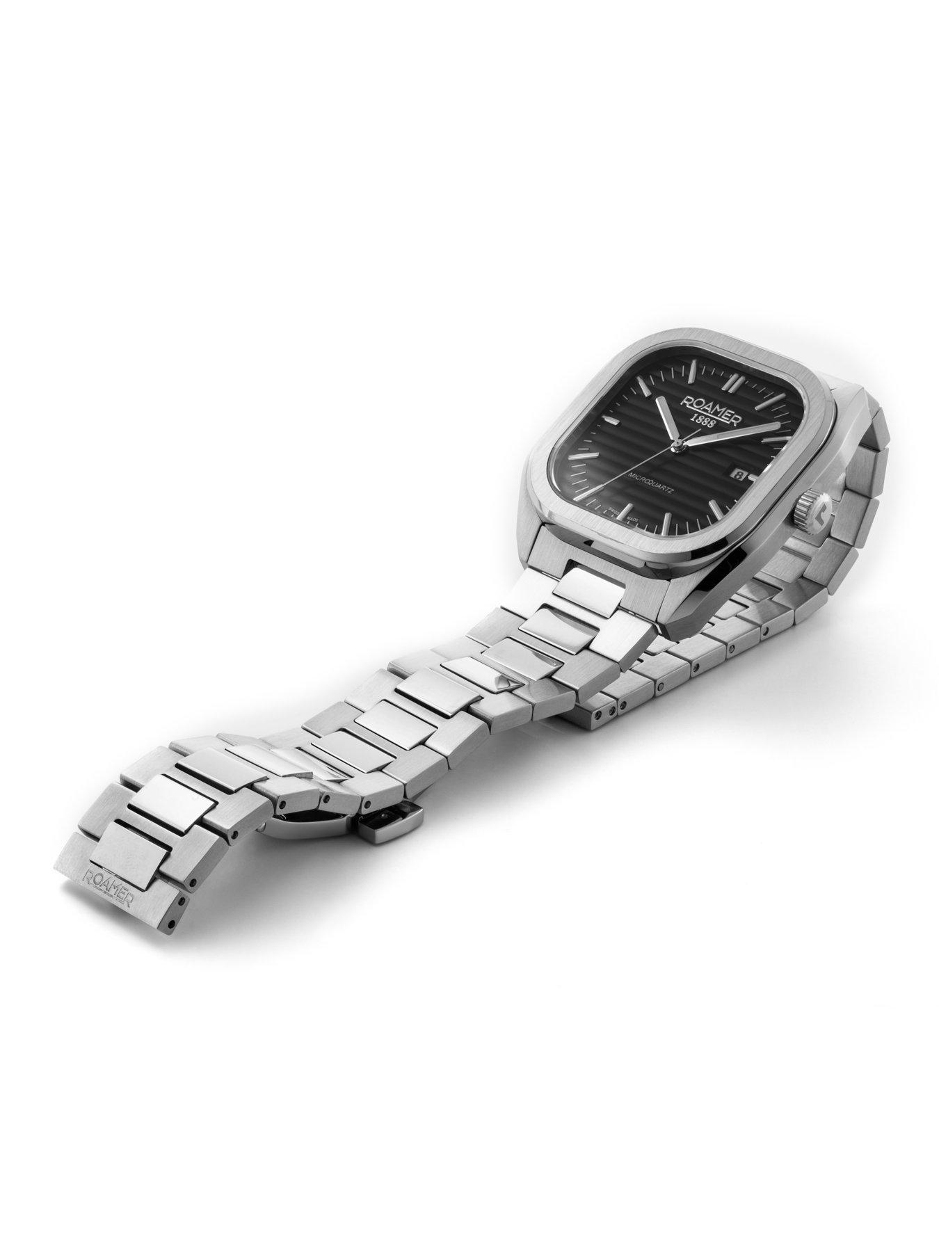 Image 2 of 4 of Roamer of Switzerland Micro Quartz Steel Black Dial Watch