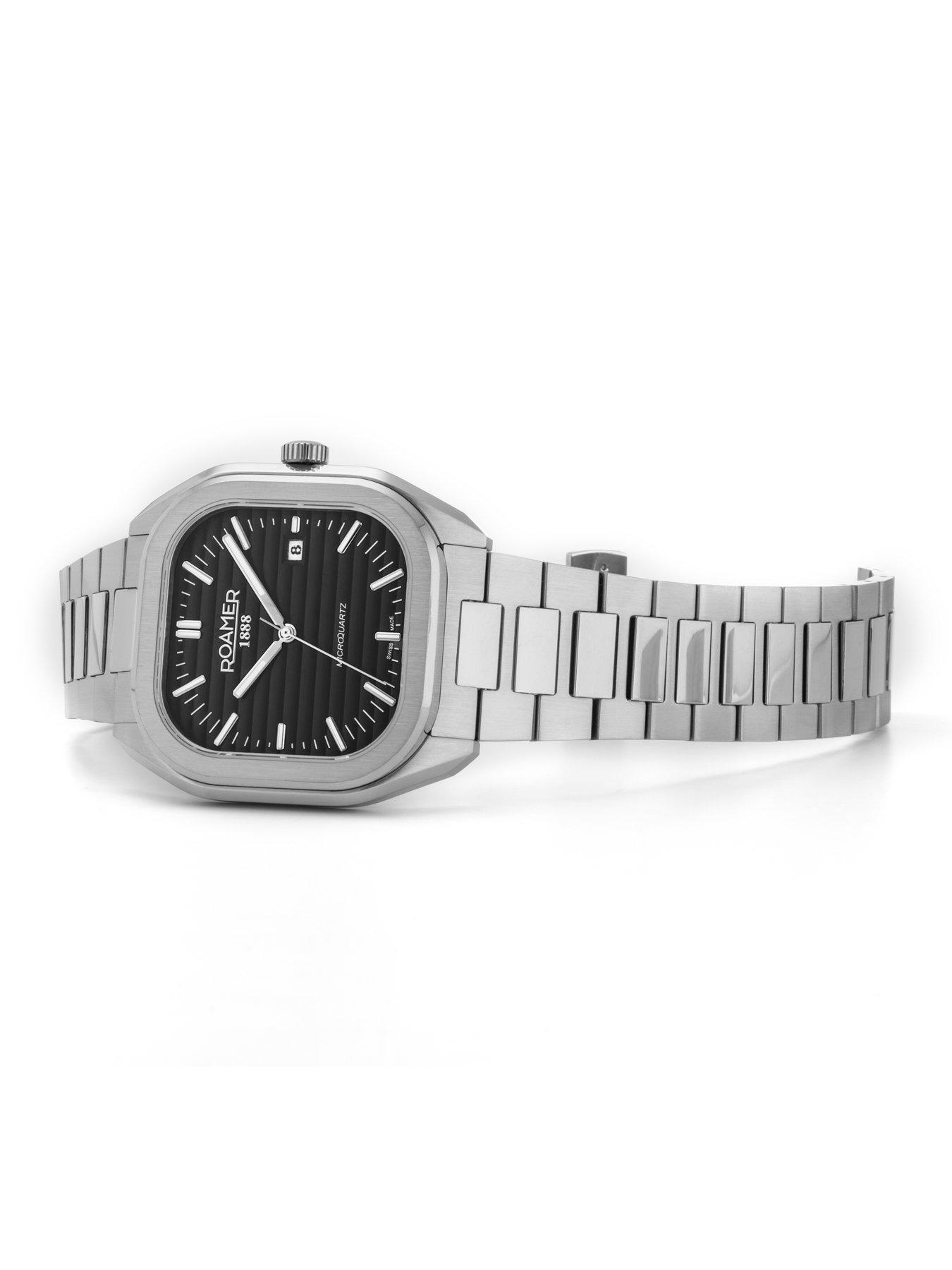 Image 3 of 4 of Roamer of Switzerland Micro Quartz Steel Black Dial Watch
