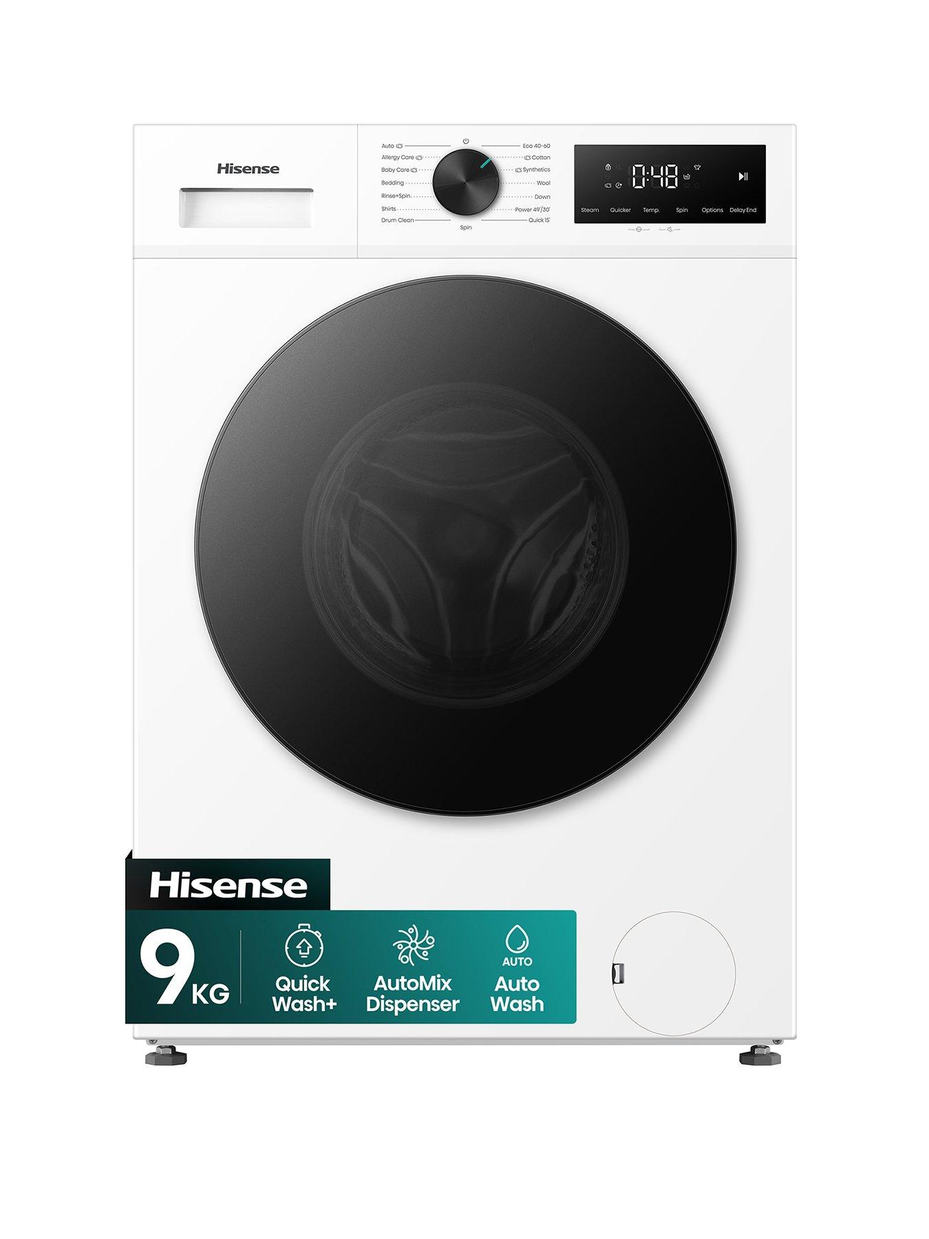 Hisense 1i Series WF1I9042BWP2 9kg, 1400 Spin Washing Machine - White - A Rated