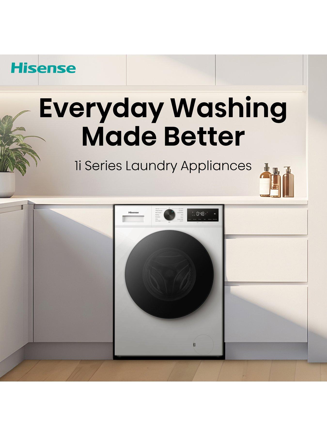 Image 2 of 7 of Hisense 1i Series WF1I1142BWL2 11kg, 1400 Spin Washing Machine - White - A Rated