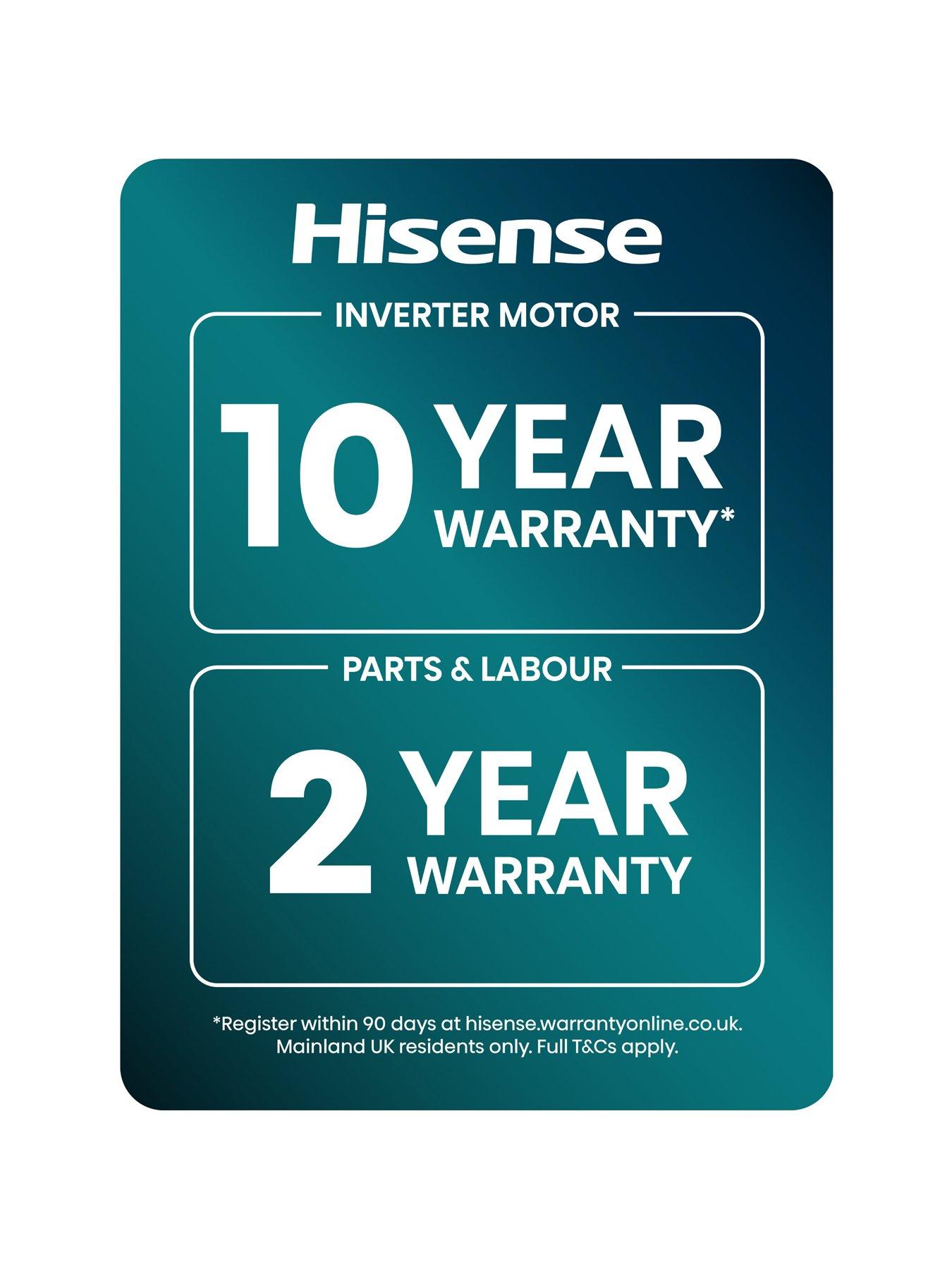 Image 3 of 7 of Hisense 1i Series WF1I1142BWL2 11kg, 1400 Spin Washing Machine - White - A Rated