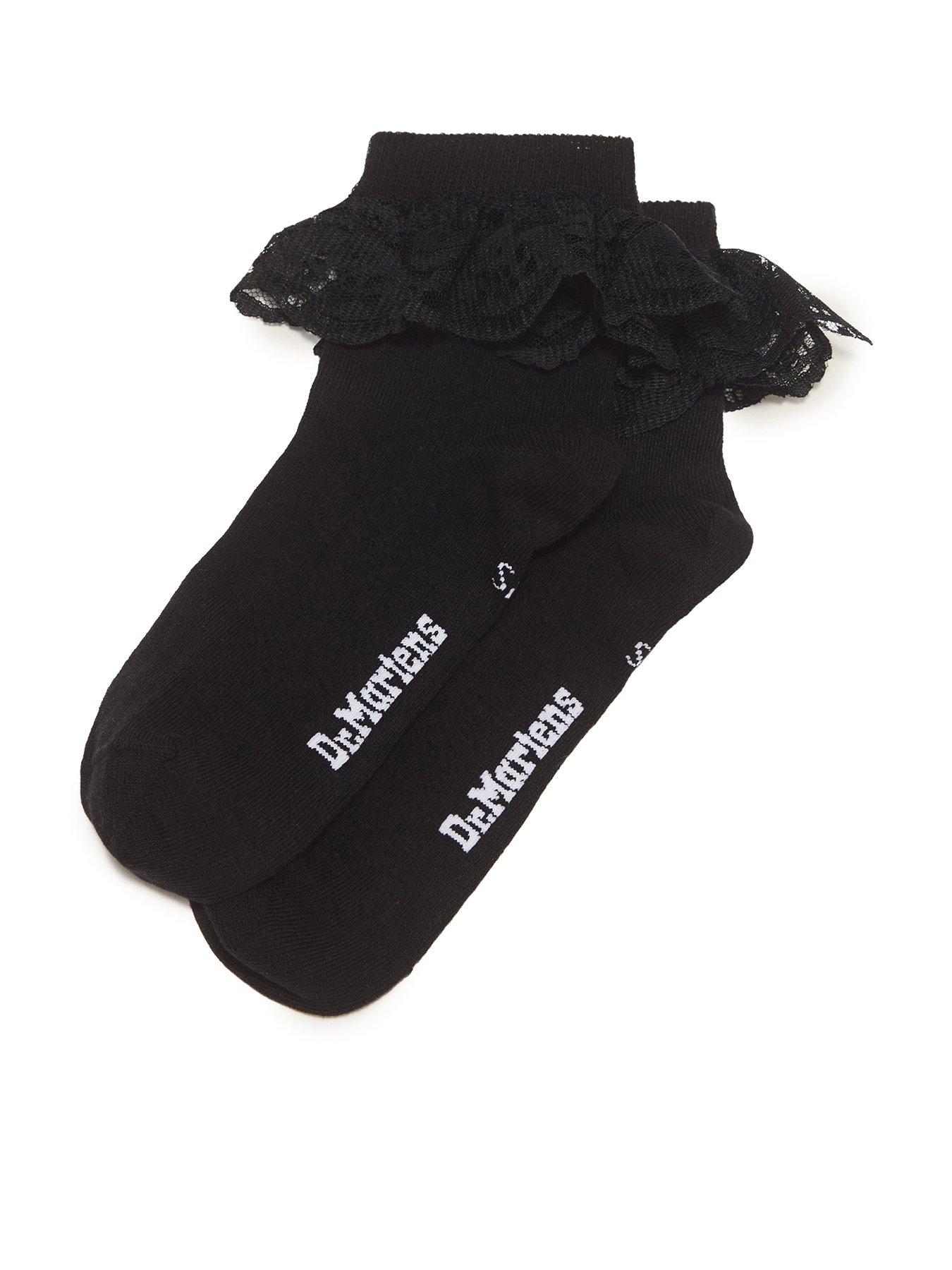 Dr Martens Frill Organic Cotton Socks - Black