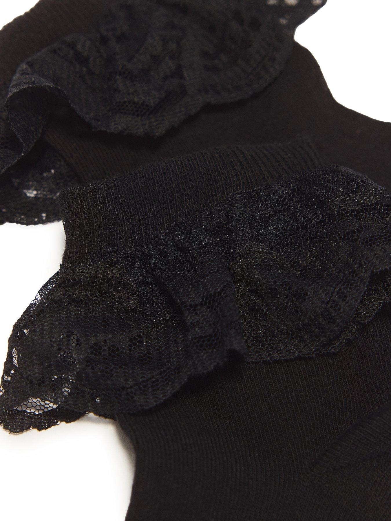 Image 2 of 3 of Dr Martens Frill&nbsp;Cotton Socks - Black