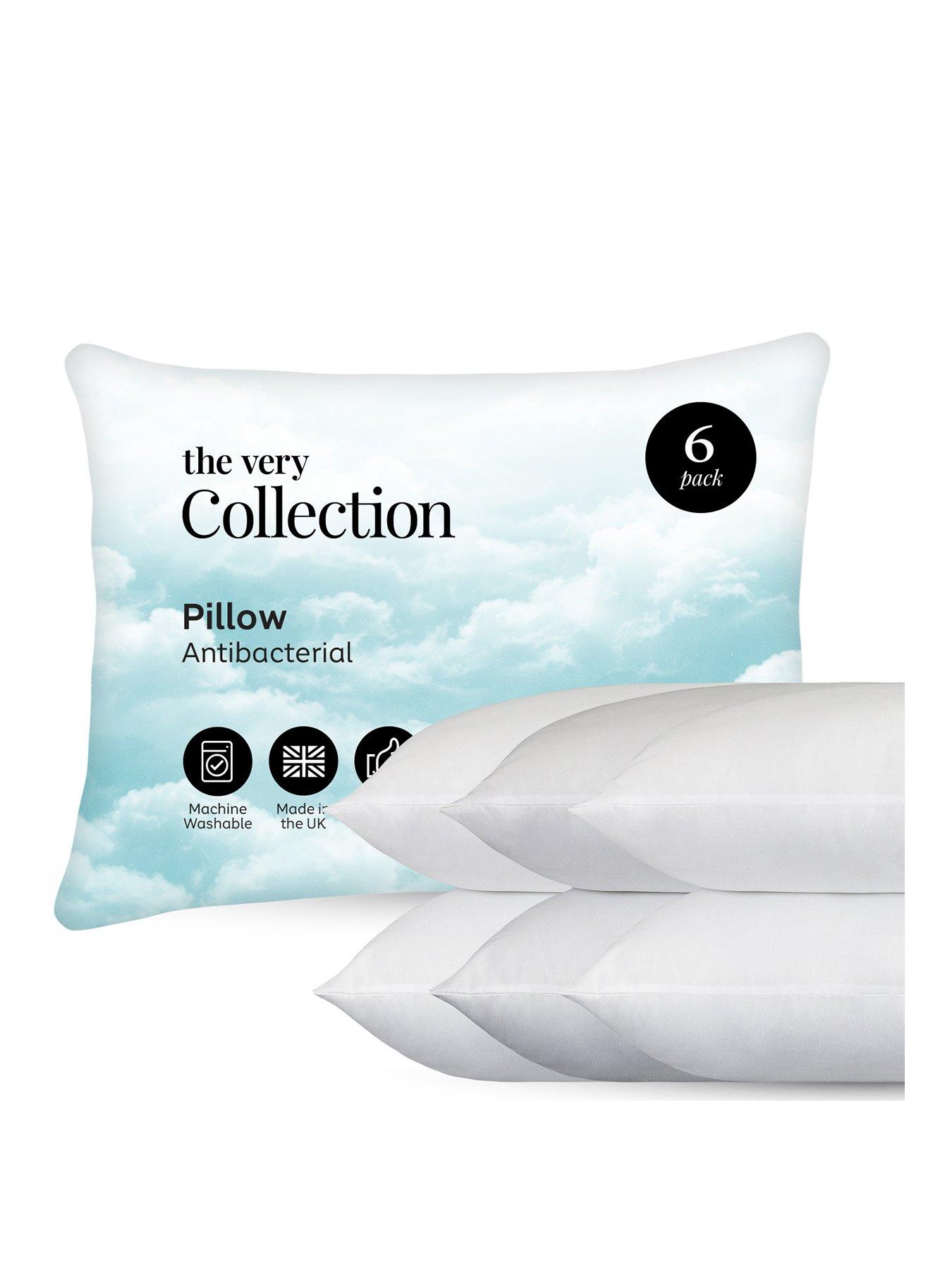 The Very Collection Anti-bacterial Pillow 6 Pack-medium
