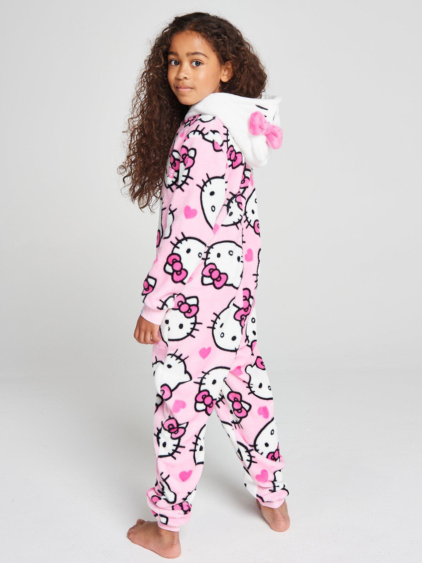 Brand Threads Hello Kitty Fleece All-in-one