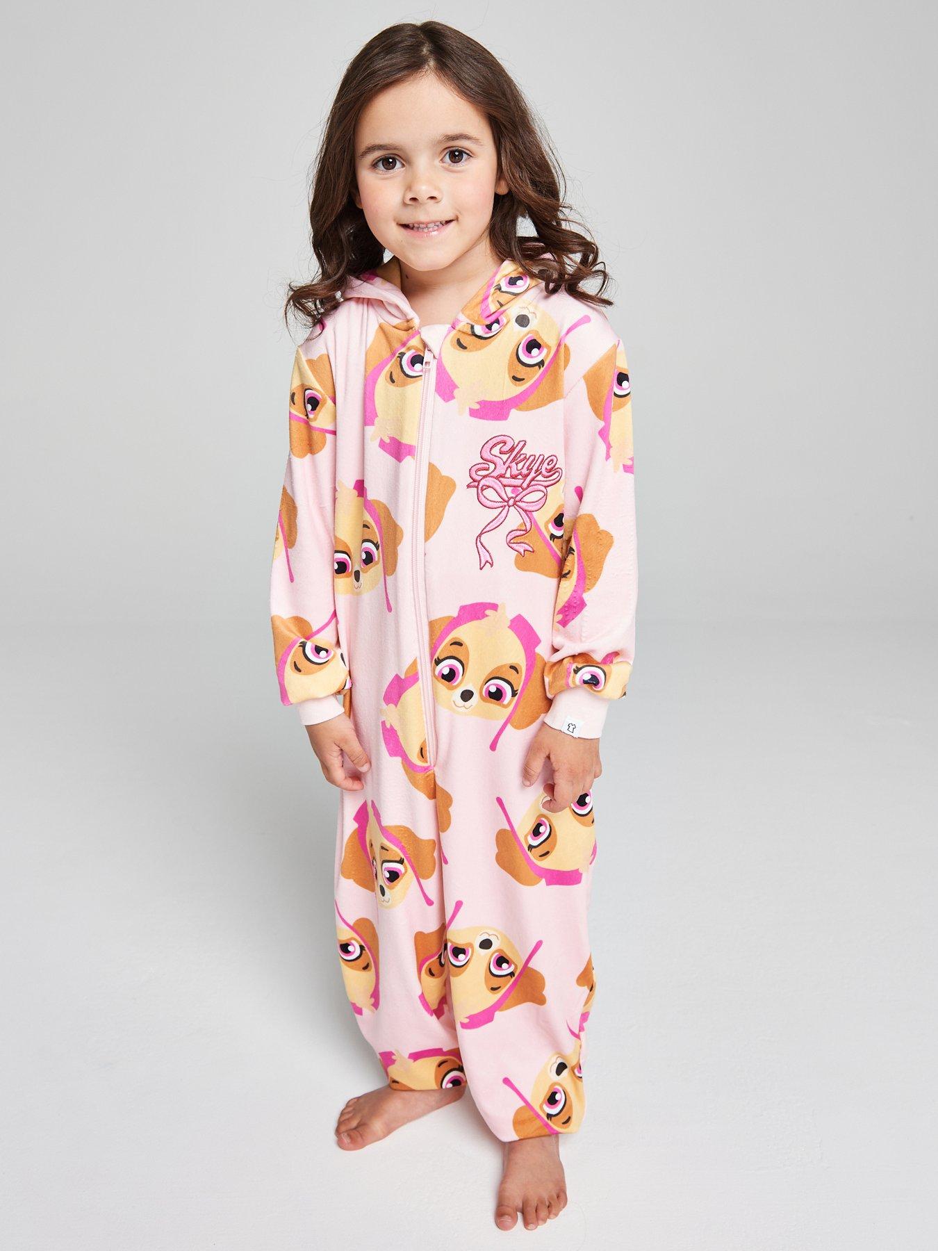 Image 1 of 7 of Brand Threads Girls Paw Patrol Fleece All-in-one