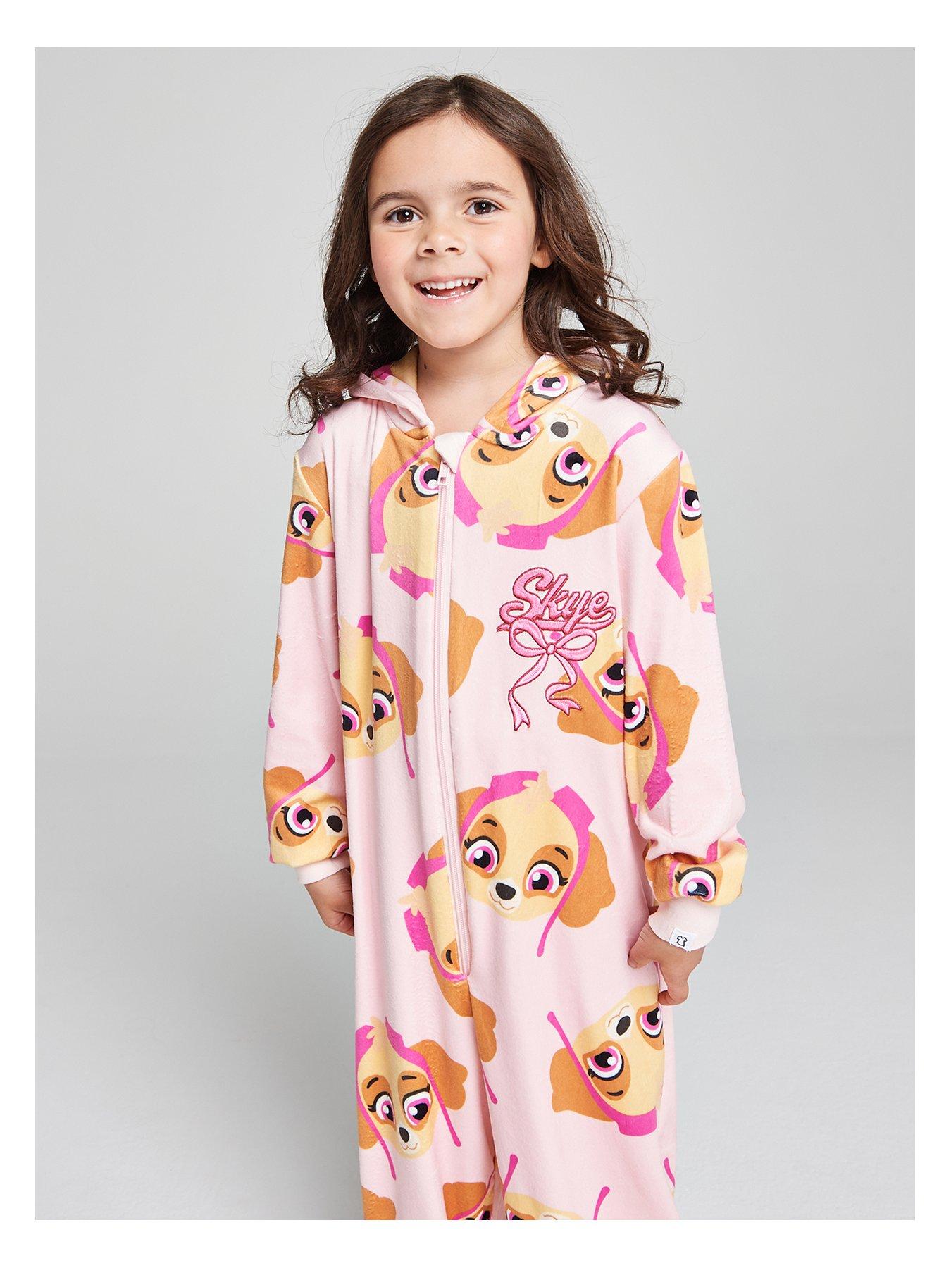 Image 2 of 7 of Brand Threads Girls Paw Patrol Fleece All-in-one