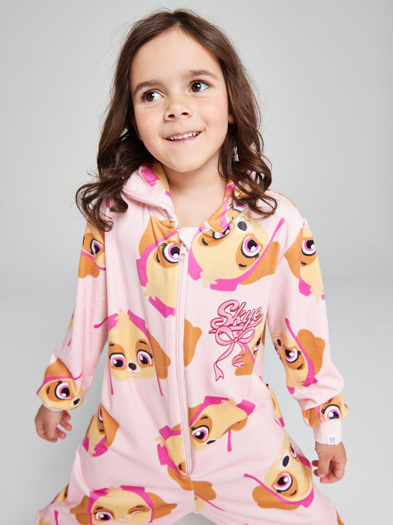 Image 5 of 7 of Brand Threads Girls Paw Patrol Fleece All-in-one