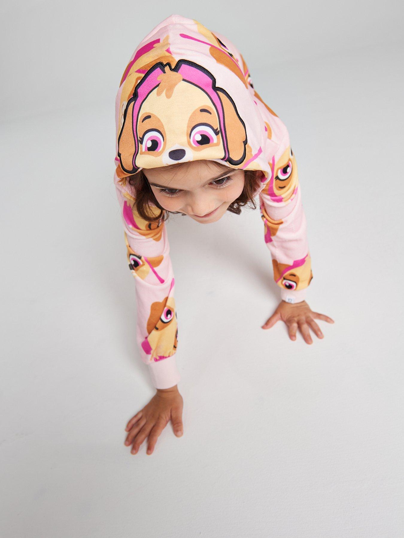 Image 7 of 7 of Brand Threads Girls Paw Patrol Fleece All-in-one