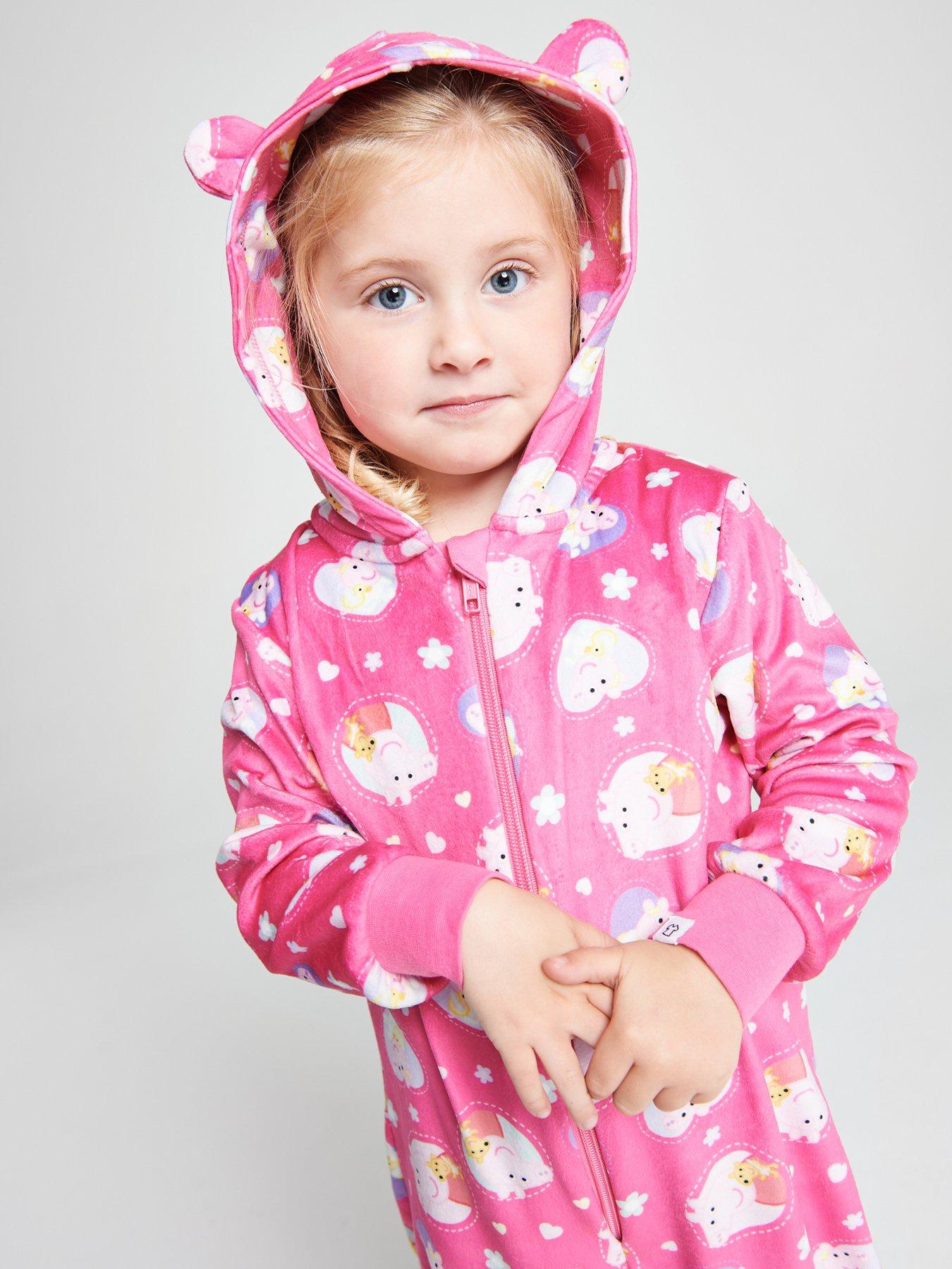 Image 5 of 6 of Brand Threads Peppa Pig Fleece All-in-one