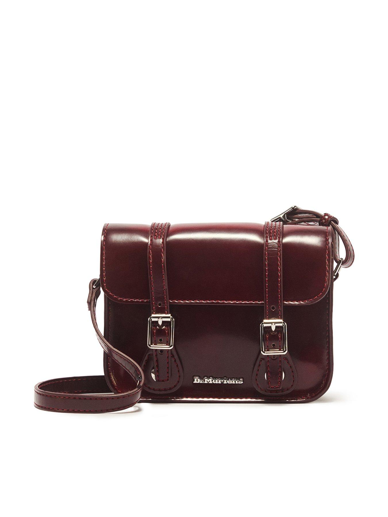Dr Martens 7 Inch Leather Crossbody Bag - Red