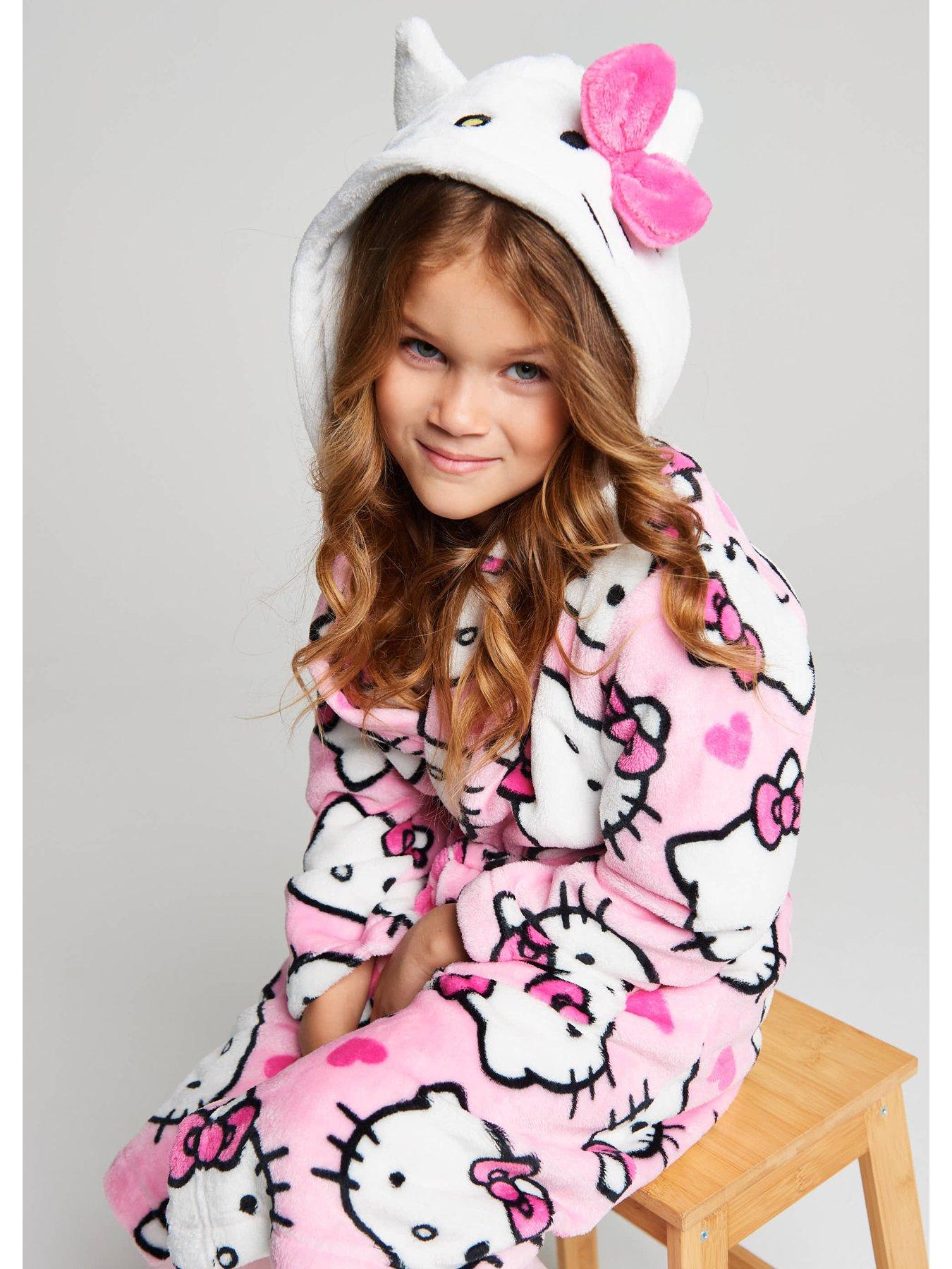 Brand Threads Hello Kitty Fleece Robe