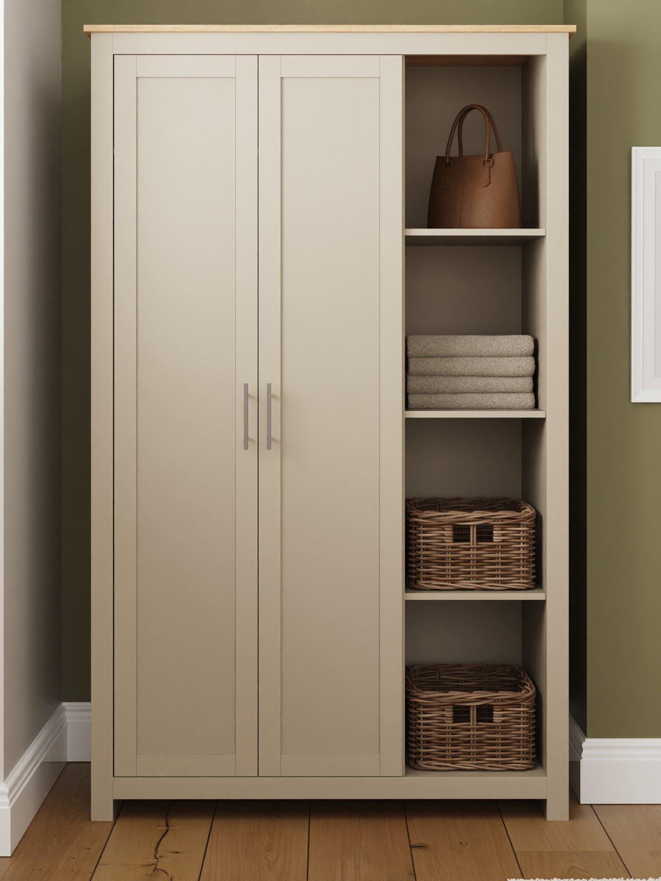 GFW Lancaster Wardrobe With Open Shelf