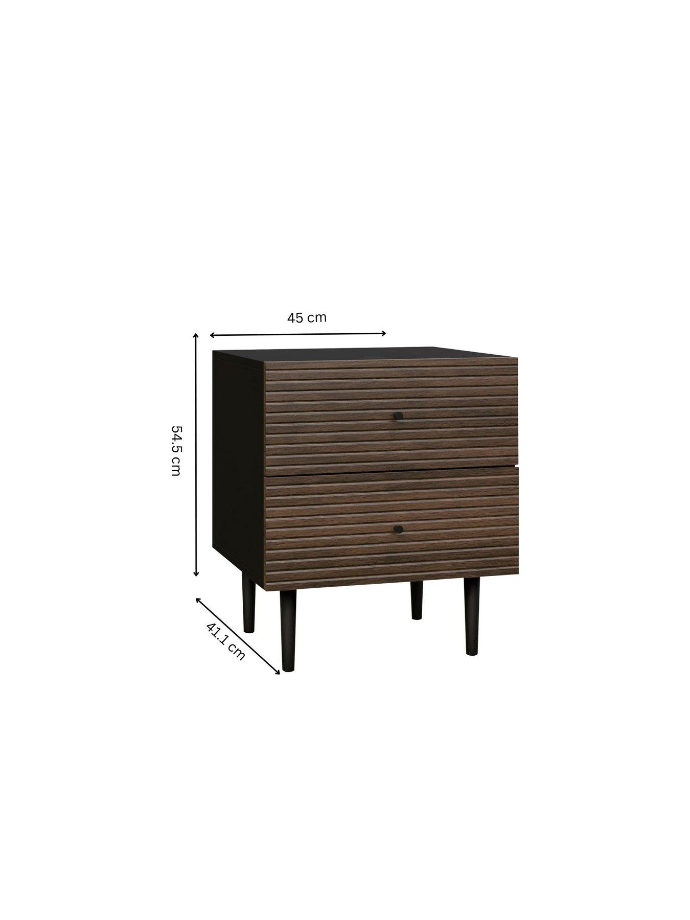 Image 7 of 7 of GFW Jasper 2 Drawer Bedside