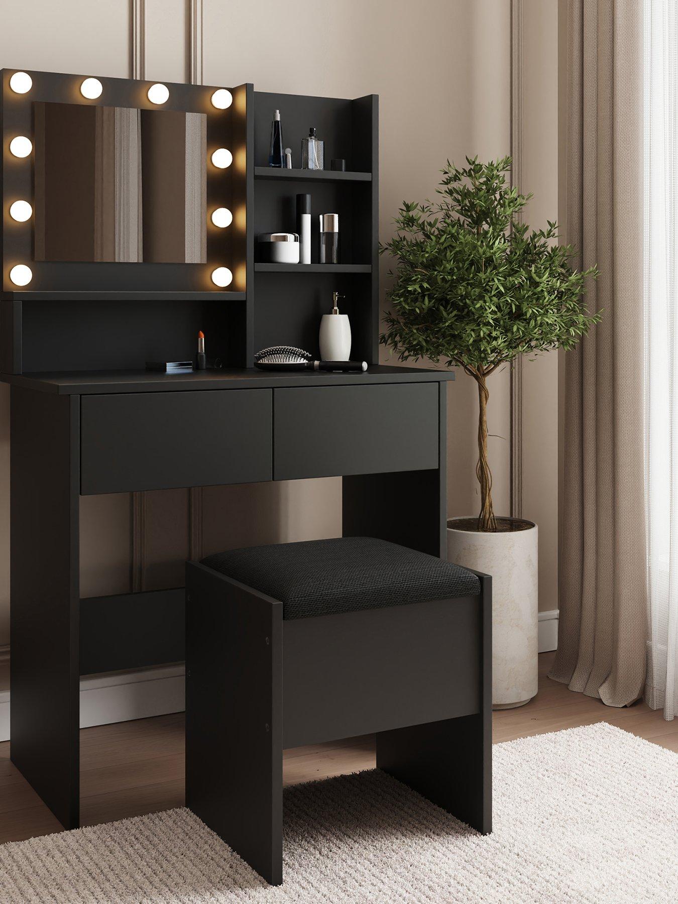 Image 2 of 7 of GFW Eva Dressing Table Black