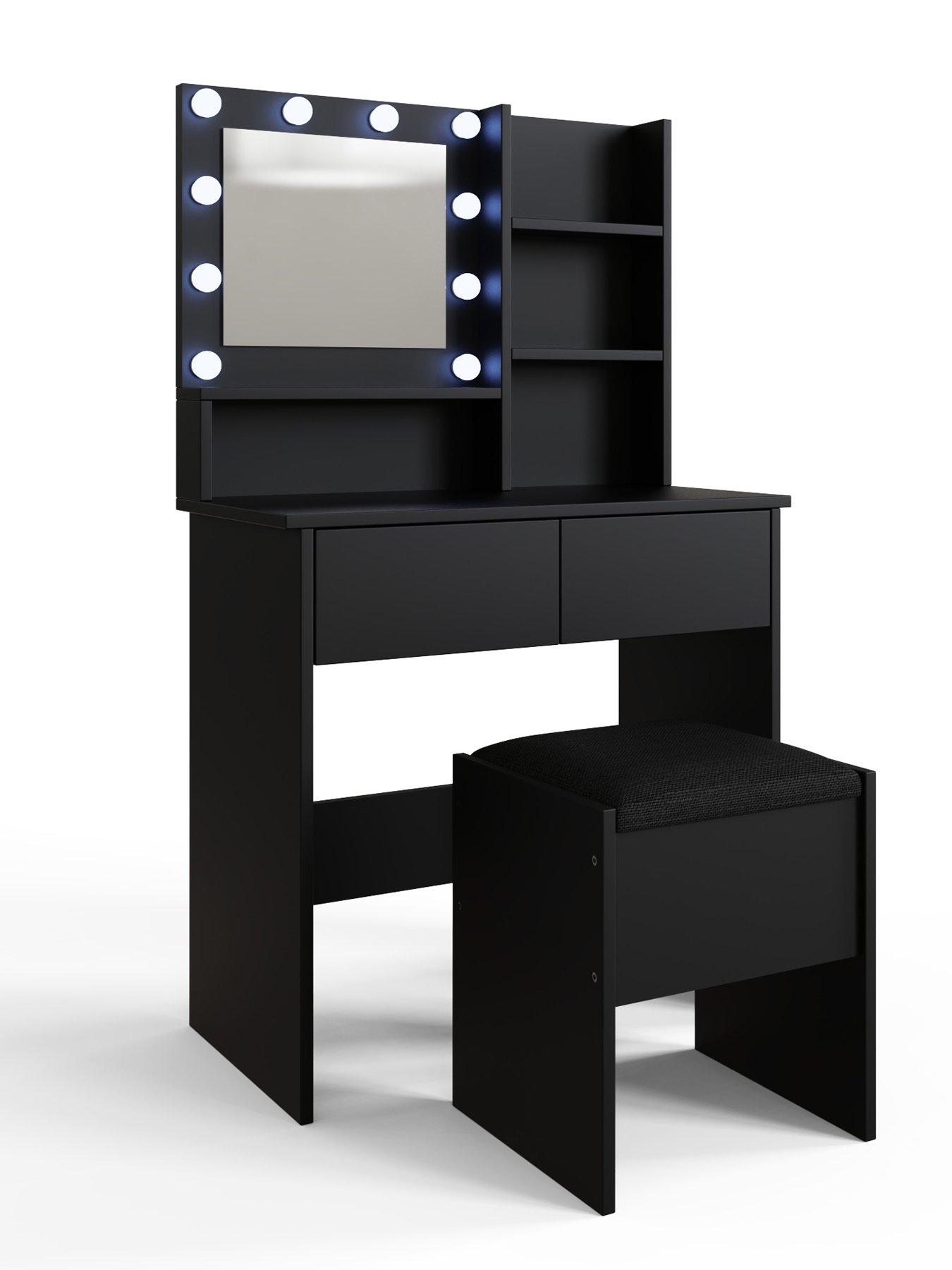 Image 4 of 7 of GFW Eva Dressing Table Black