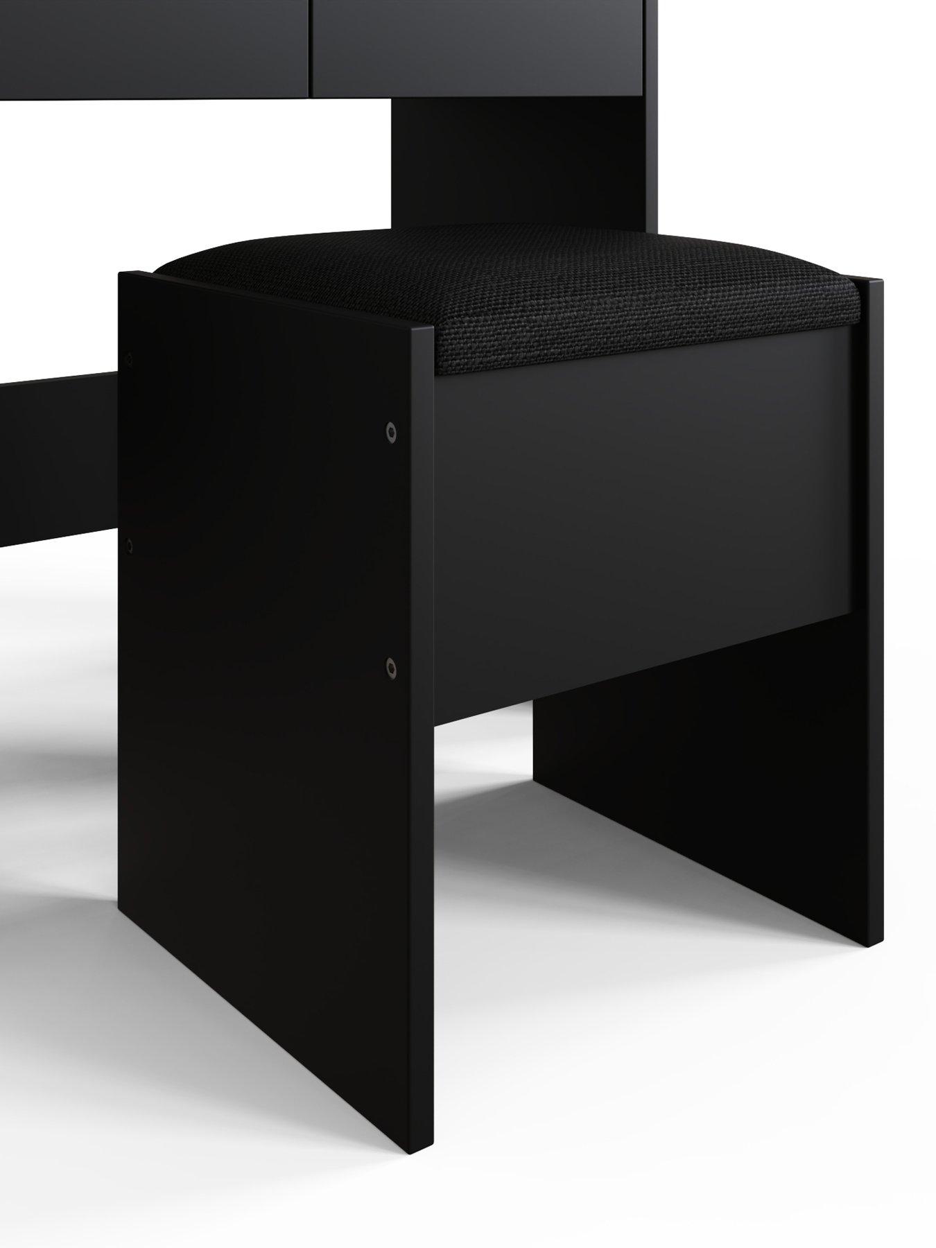 Image 6 of 7 of GFW Eva Dressing Table Black