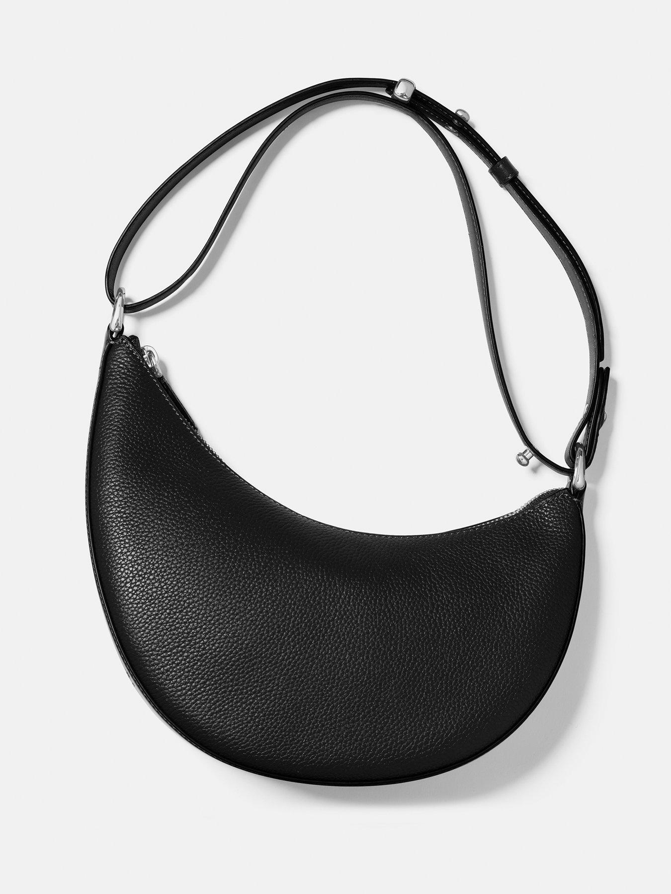 Image 3 of 7 of Kate Spade New York Womens Duo Curved Zip Crossbody Bag - Black