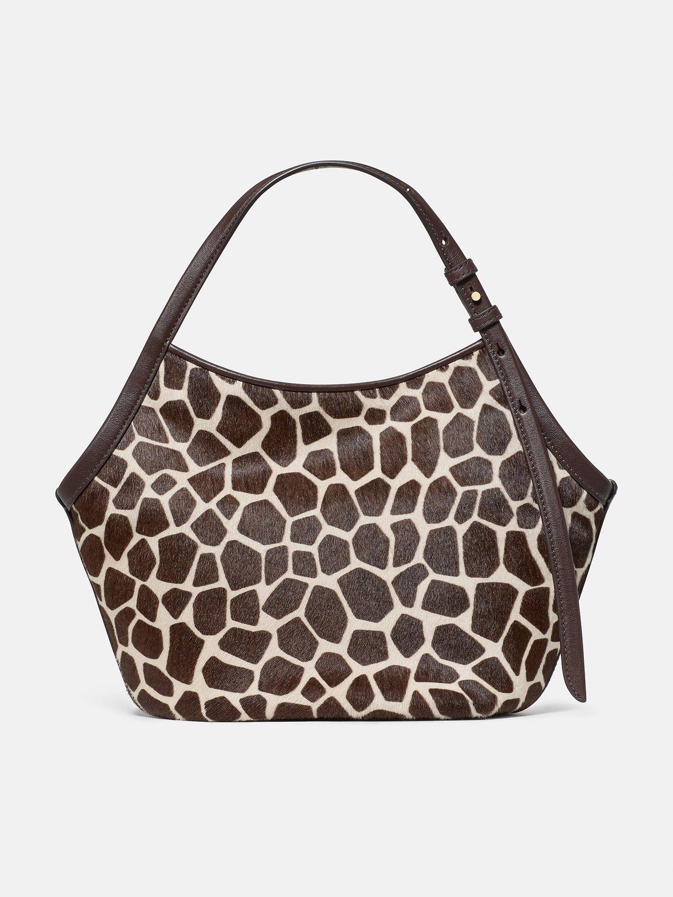 Kate Spade New York Deco Giraffe Printed Haircalf Small Tulip Tote Bag - Multi