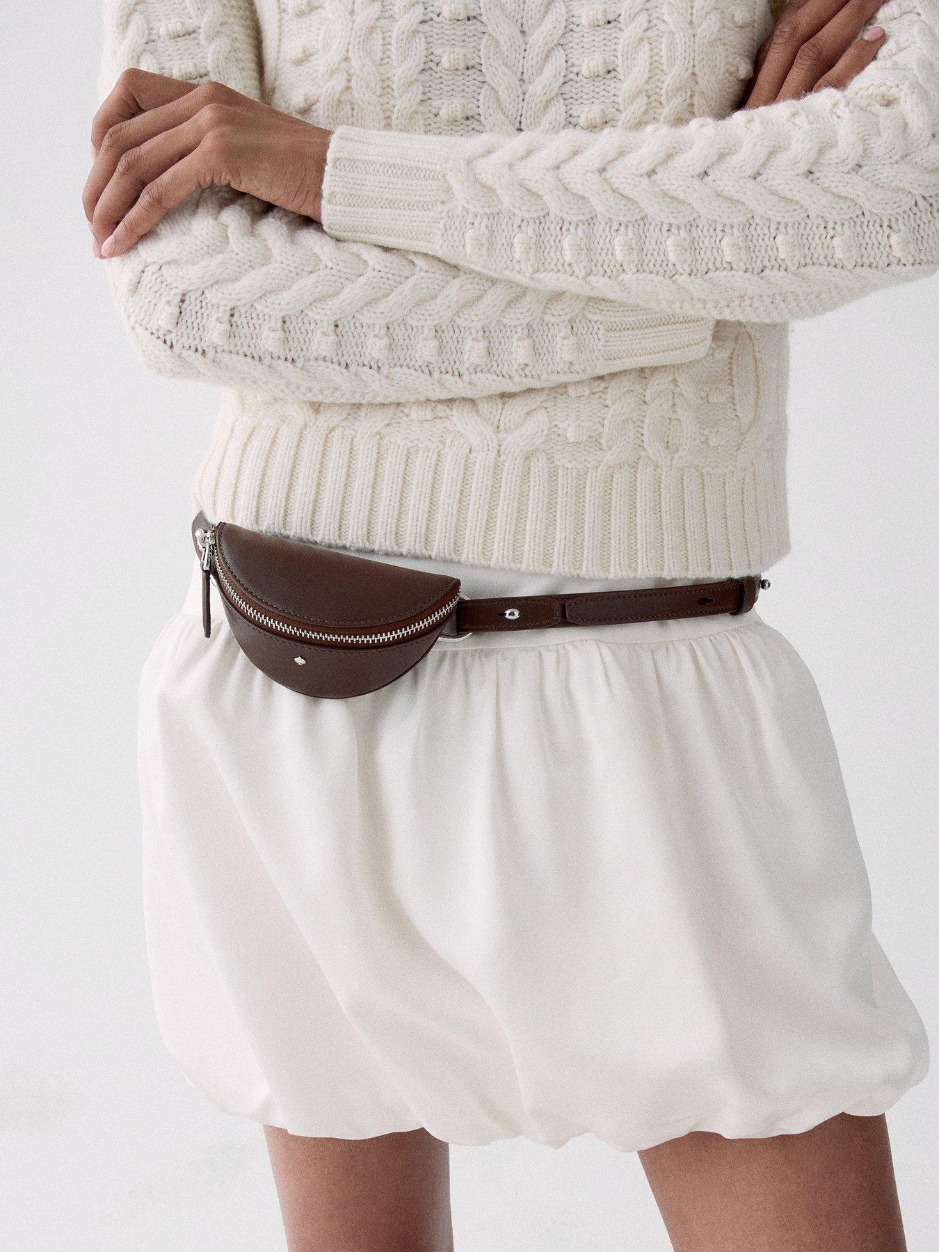 Image 2 of 6 of Kate Spade New York Duo Suede Crossbody Bag - Brown
