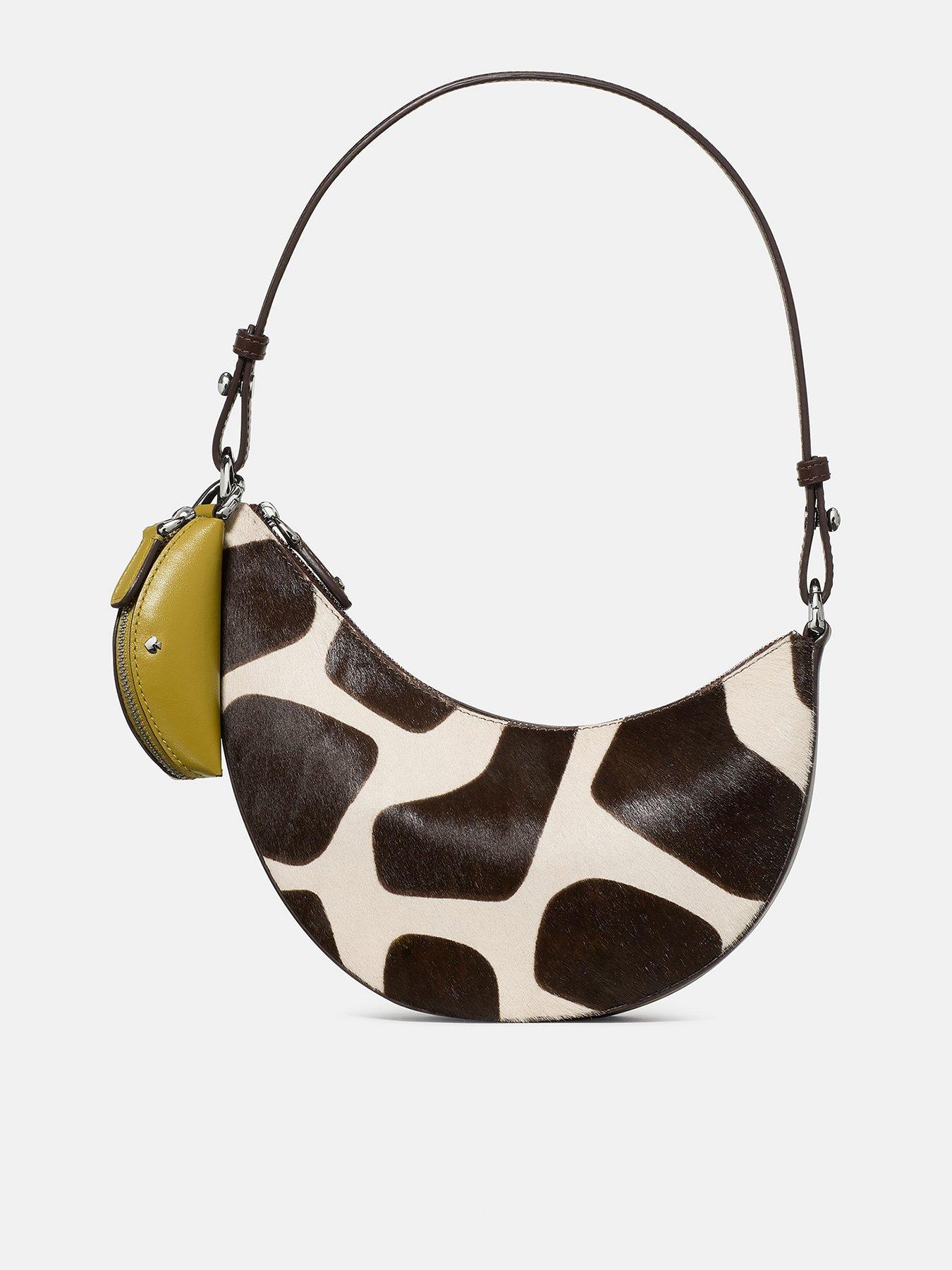 Image 1 of 7 of Kate Spade New York Duo Giraffe Haircalf Mini Shoulder Bag - Multi