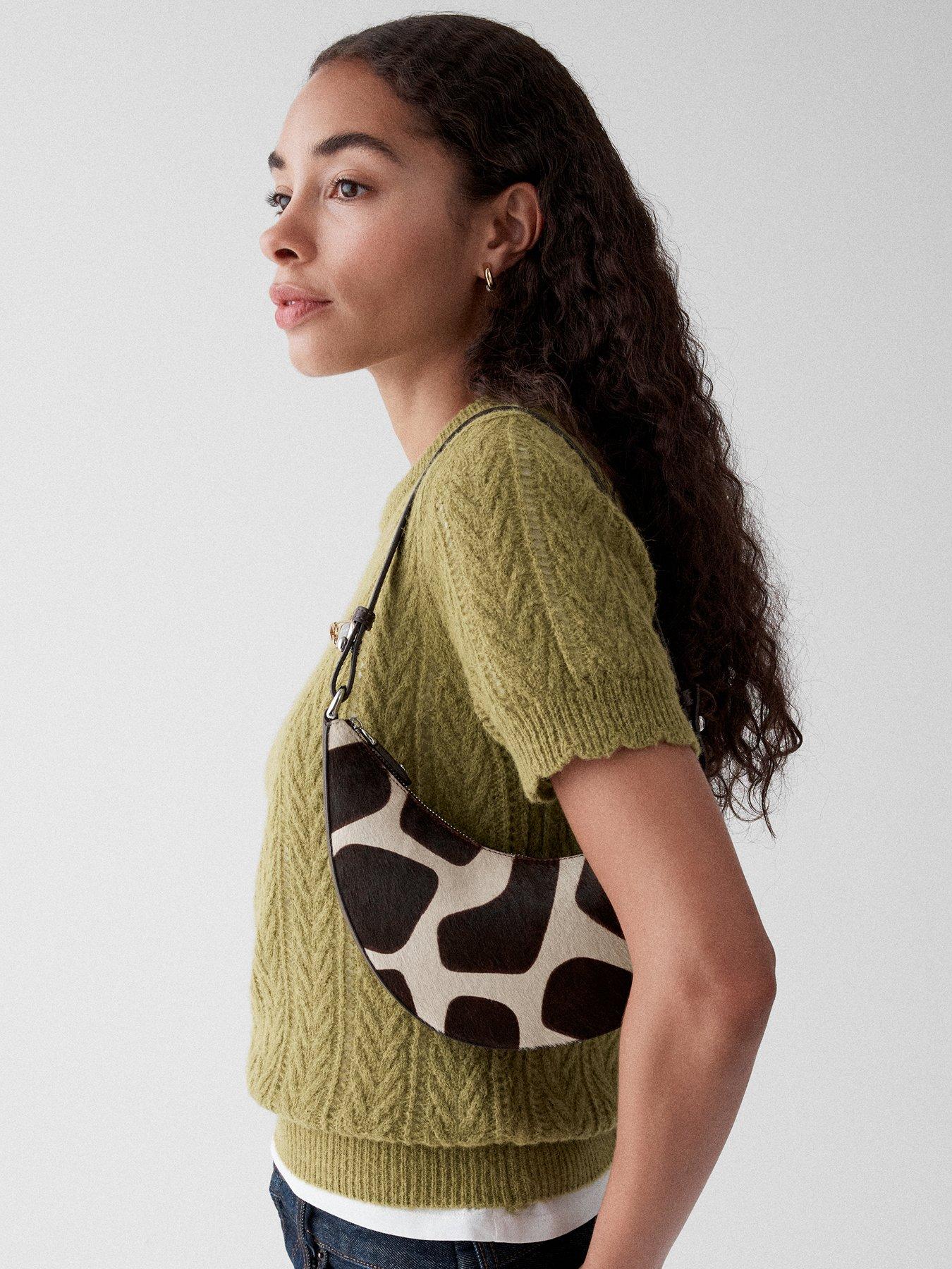 Image 2 of 7 of Kate Spade New York Duo Giraffe Haircalf Mini Shoulder Bag - Multi