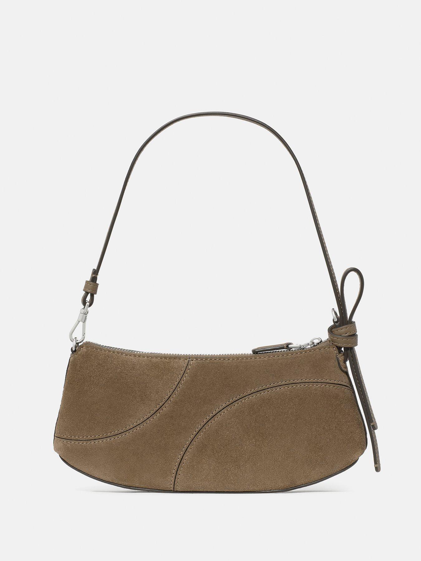 Image 4 of 6 of Kate Spade New York Loop Dot Patchwork Pochette Bag - Grey