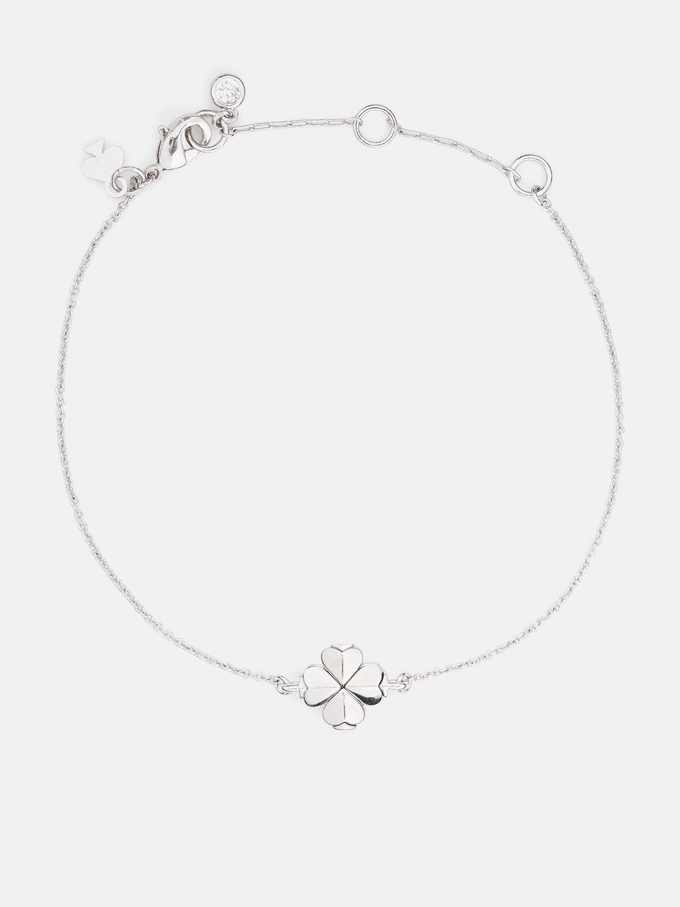 Image 1 of 2 of Kate Spade New York Spade Flower Solitaire Bracelet - Silver