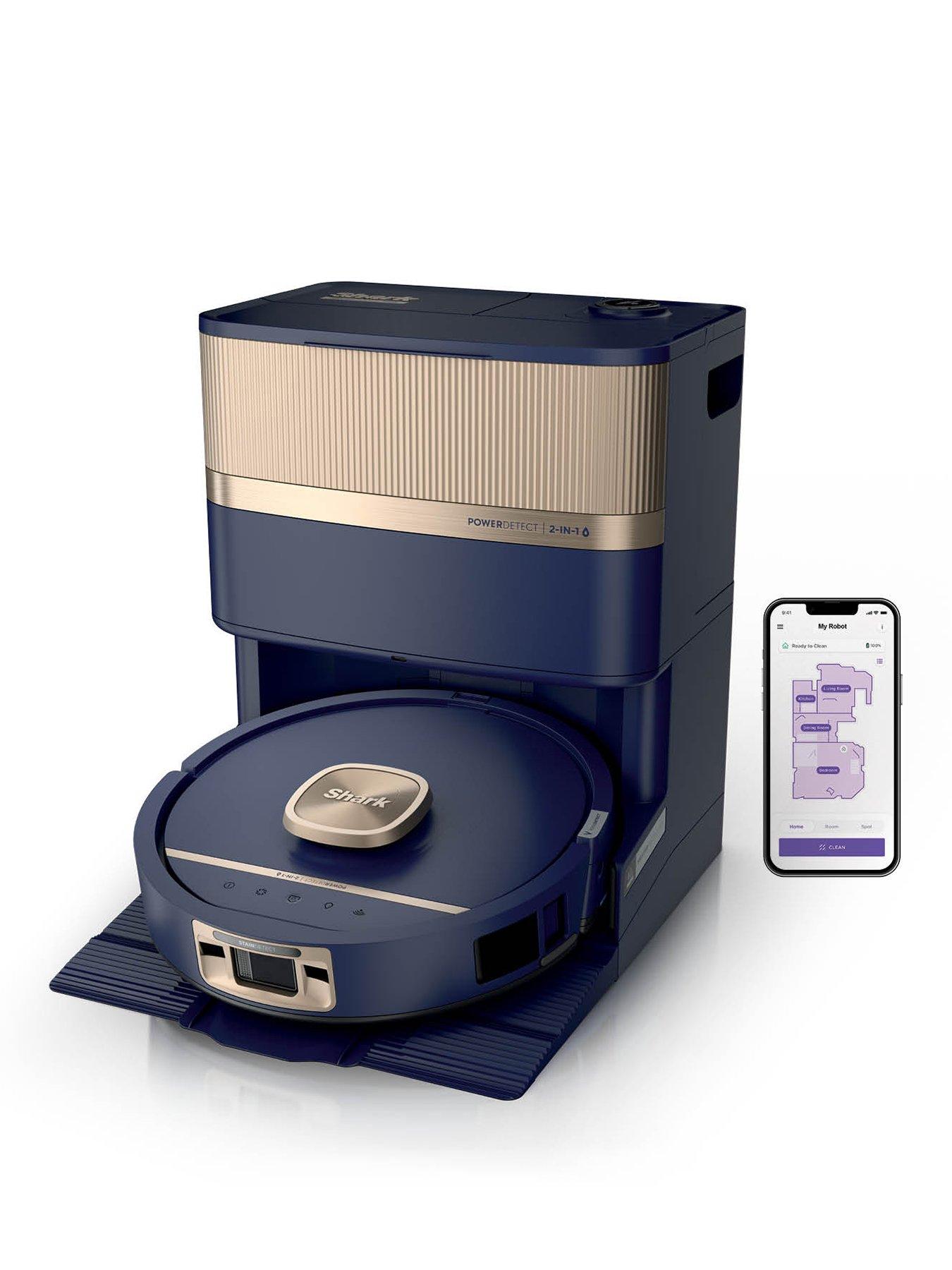 Image 1 of 8 of Shark PowerDetect Luxe UV Reveal 2-in-1 Vac &amp; Mop Robot Vacuum - Deep Harbour