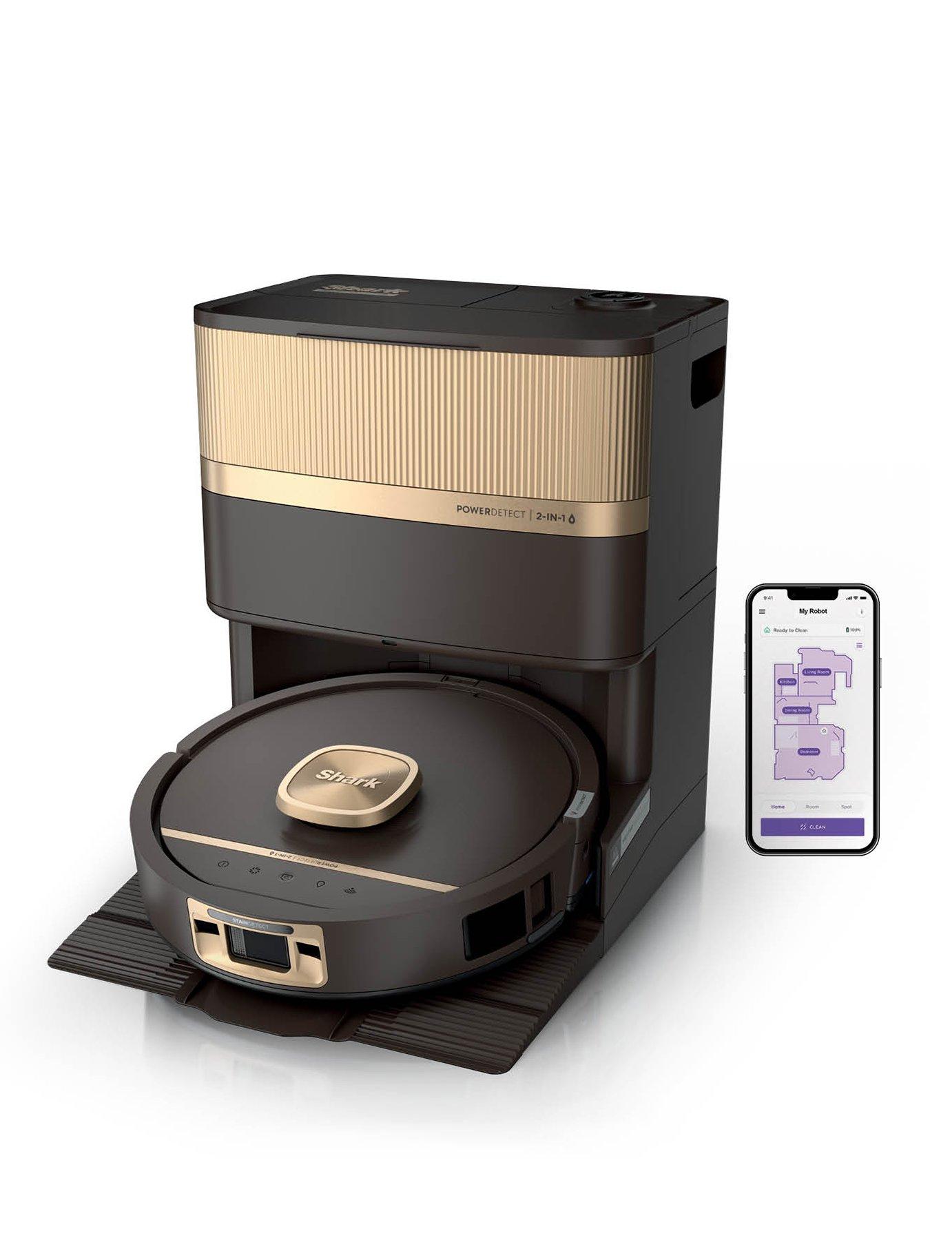 Image 1 of 8 of Shark PowerDetect Luxe UV Reveal 2-in-1 Vac &amp; Mop Robot Vacuum - Espresso