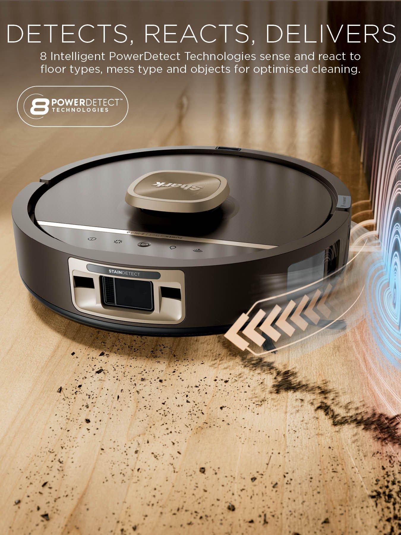 Image 5 of 8 of Shark PowerDetect Luxe UV Reveal 2-in-1 Vac &amp; Mop Robot Vacuum - Espresso