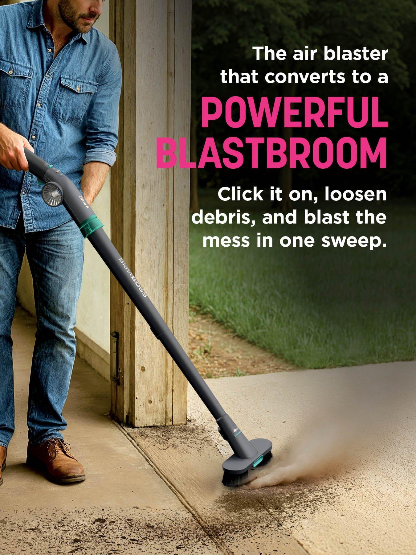 Image 5 of 7 of Shark BlastBoss All-in-One Air Blasting System with BlastBroom - Strawberry