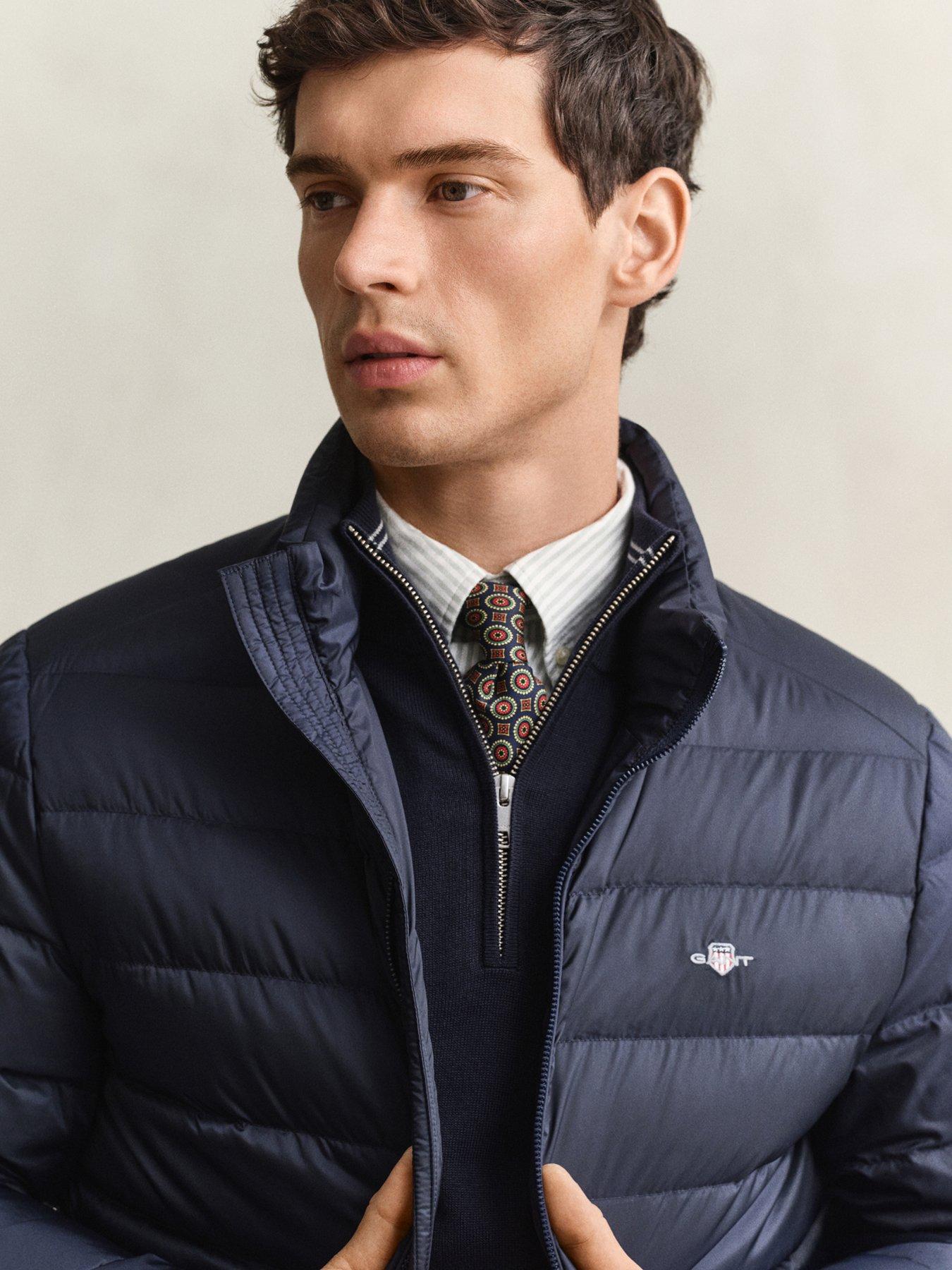Image 3 of 5 of GANT Light Down Jacket - Navy
