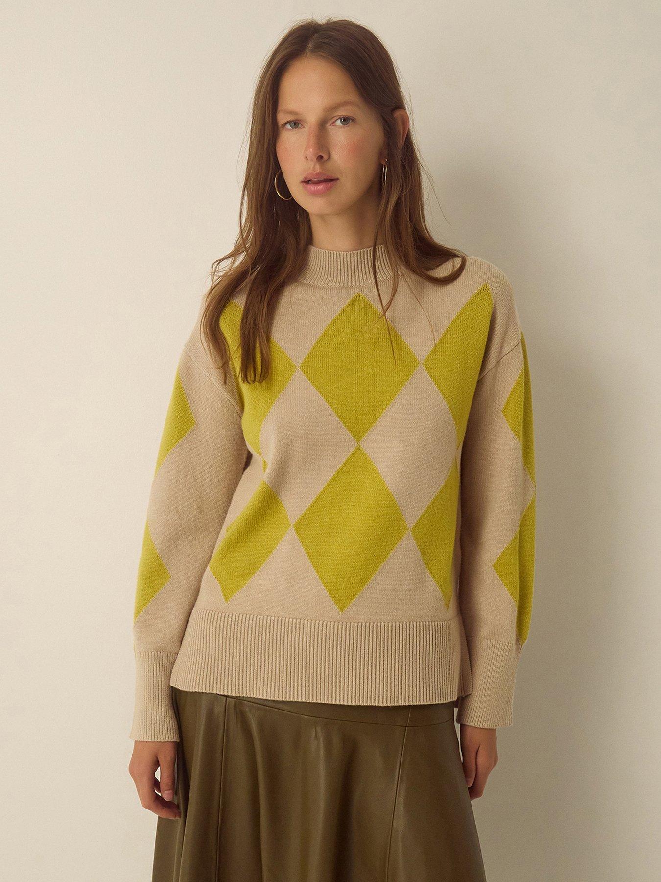 Image 1 of 4 of Monsoon Arlen Argyle Jumper