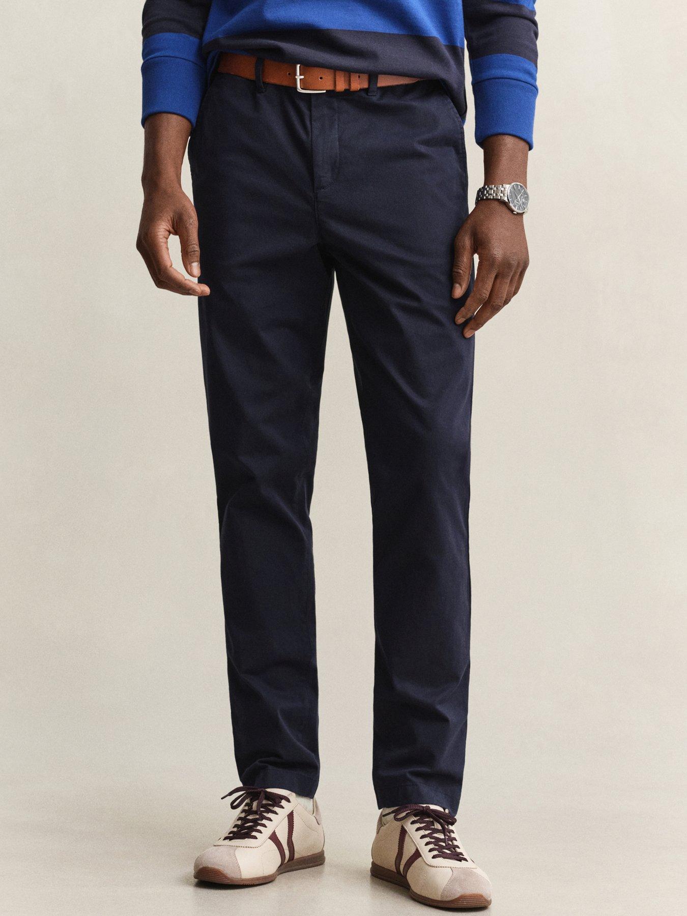 Image 1 of 5 of GANT Gant Slim Classic Chinos - Navy