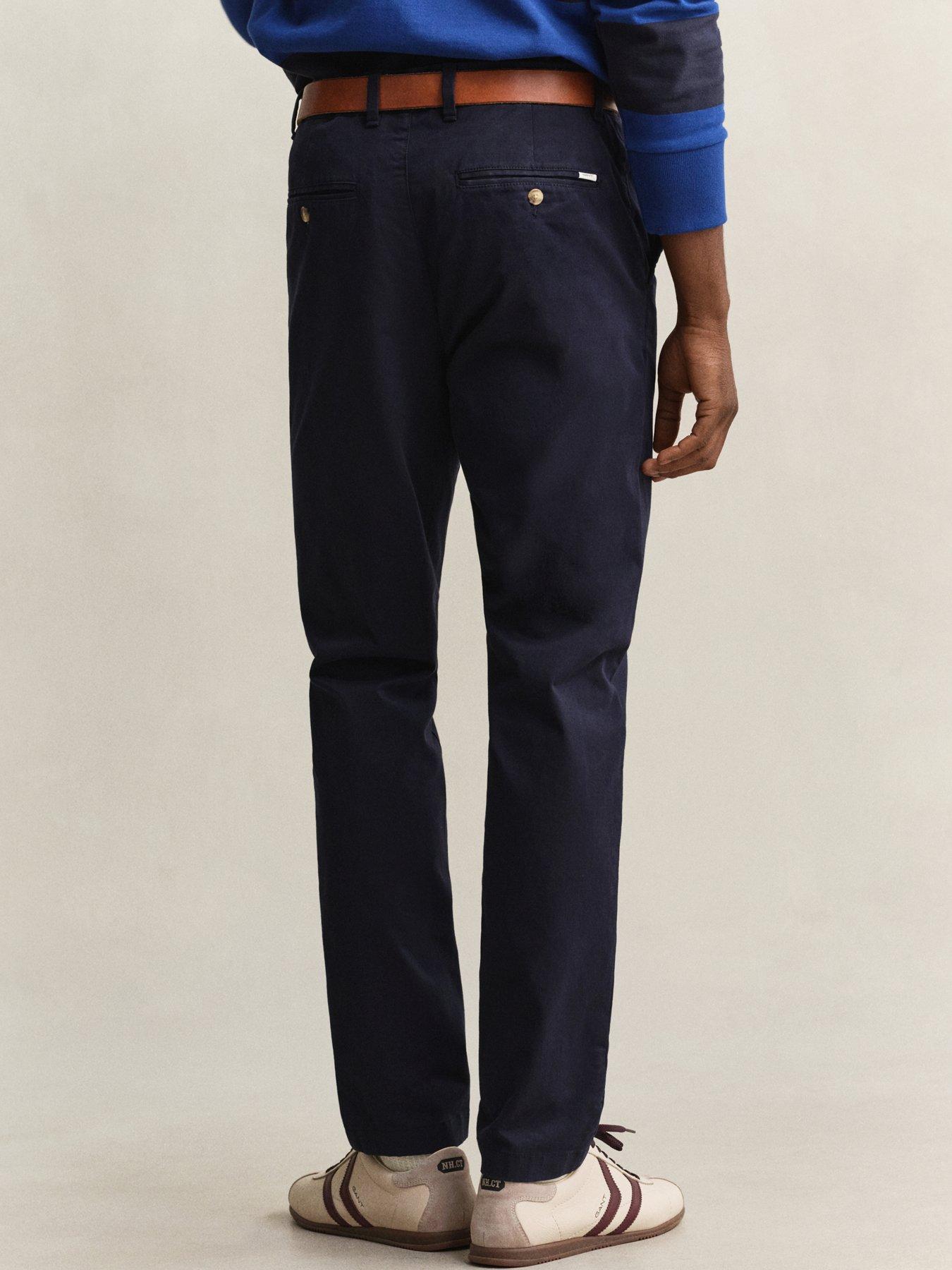 Image 2 of 5 of GANT Gant Slim Classic Chinos - Navy