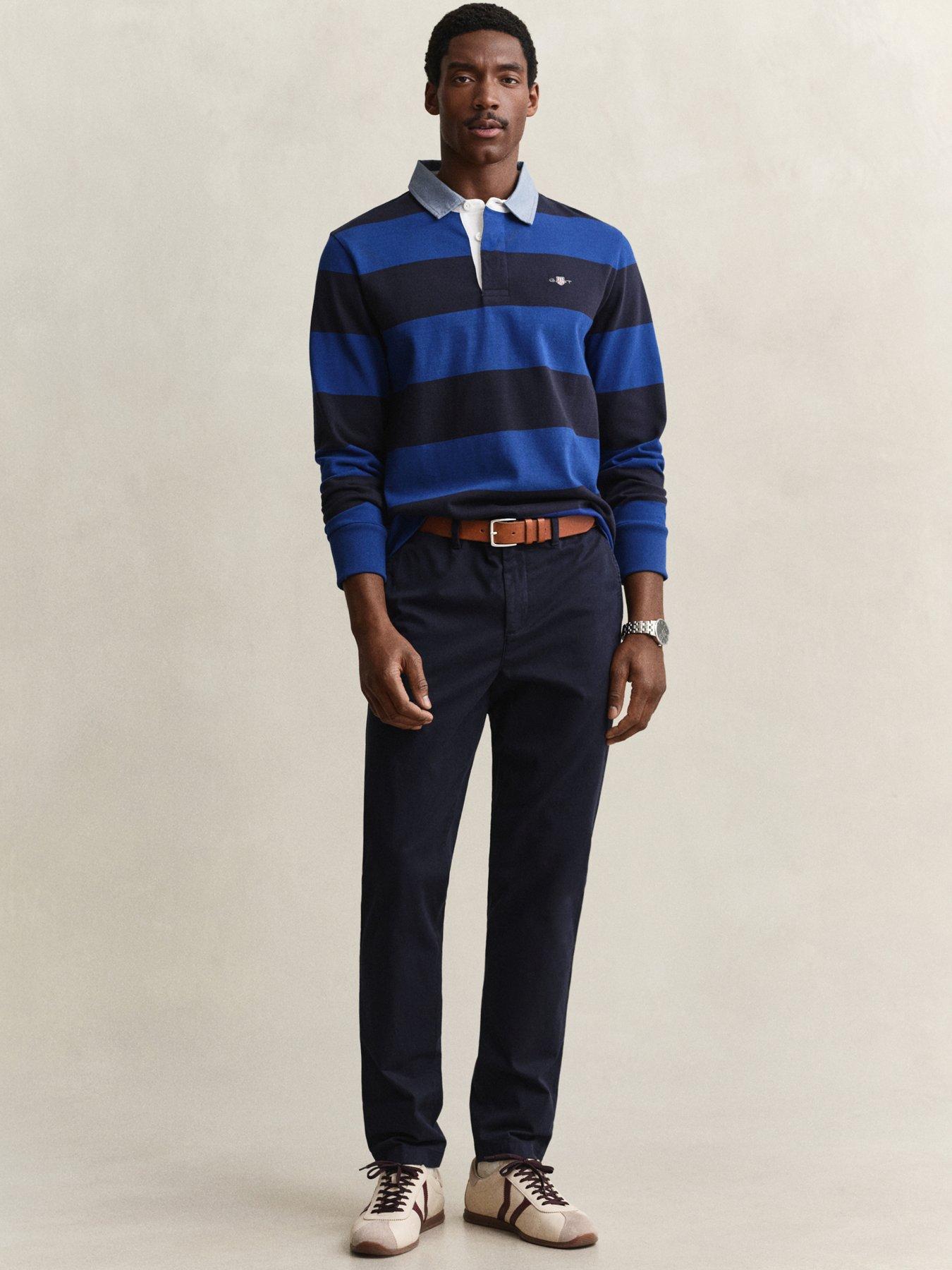 Image 3 of 5 of GANT Gant Slim Classic Chinos - Navy