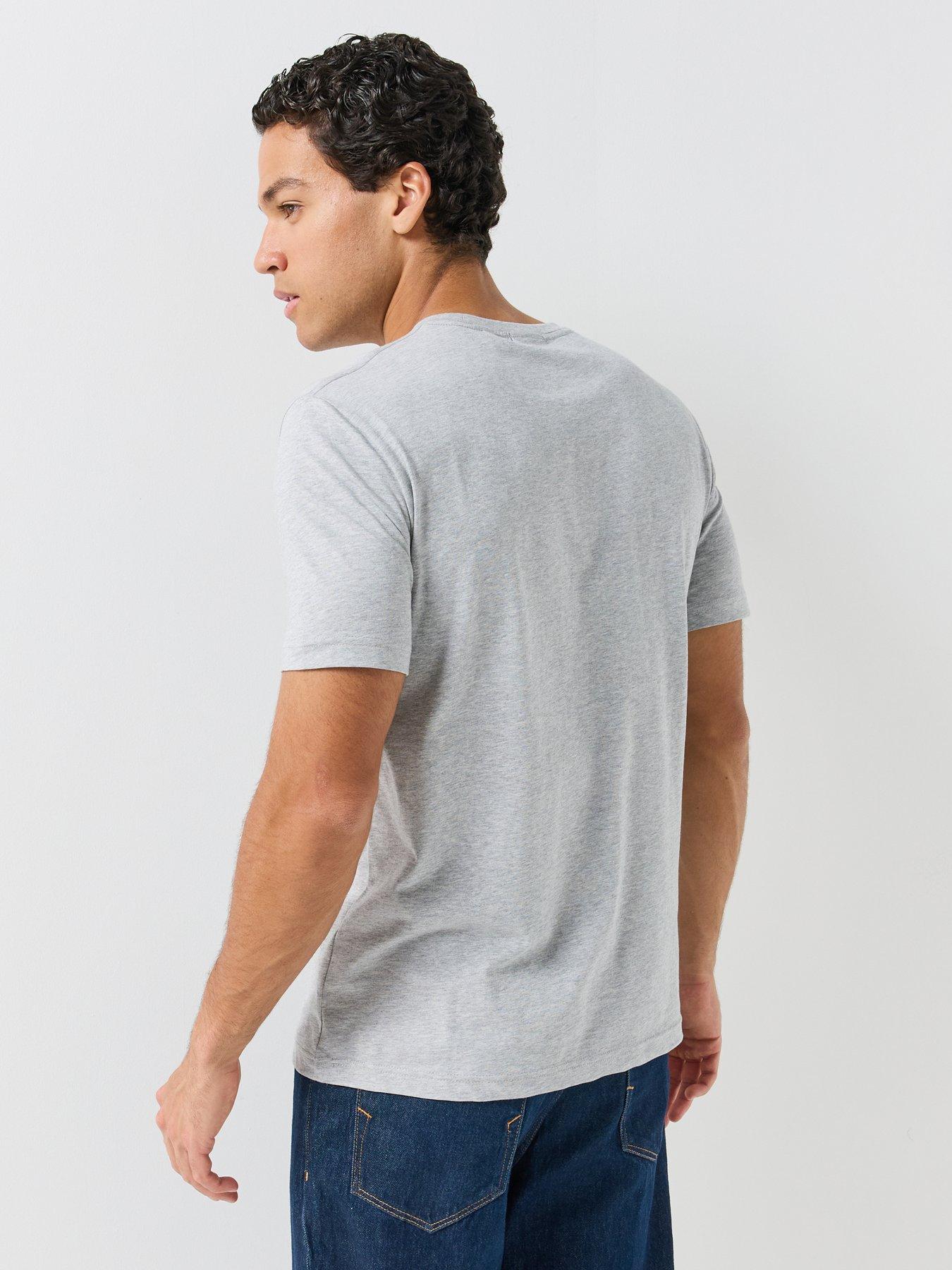 Image 2 of 6 of GANT Regular Fit Short Sleeve Shield T-shirt - Grey