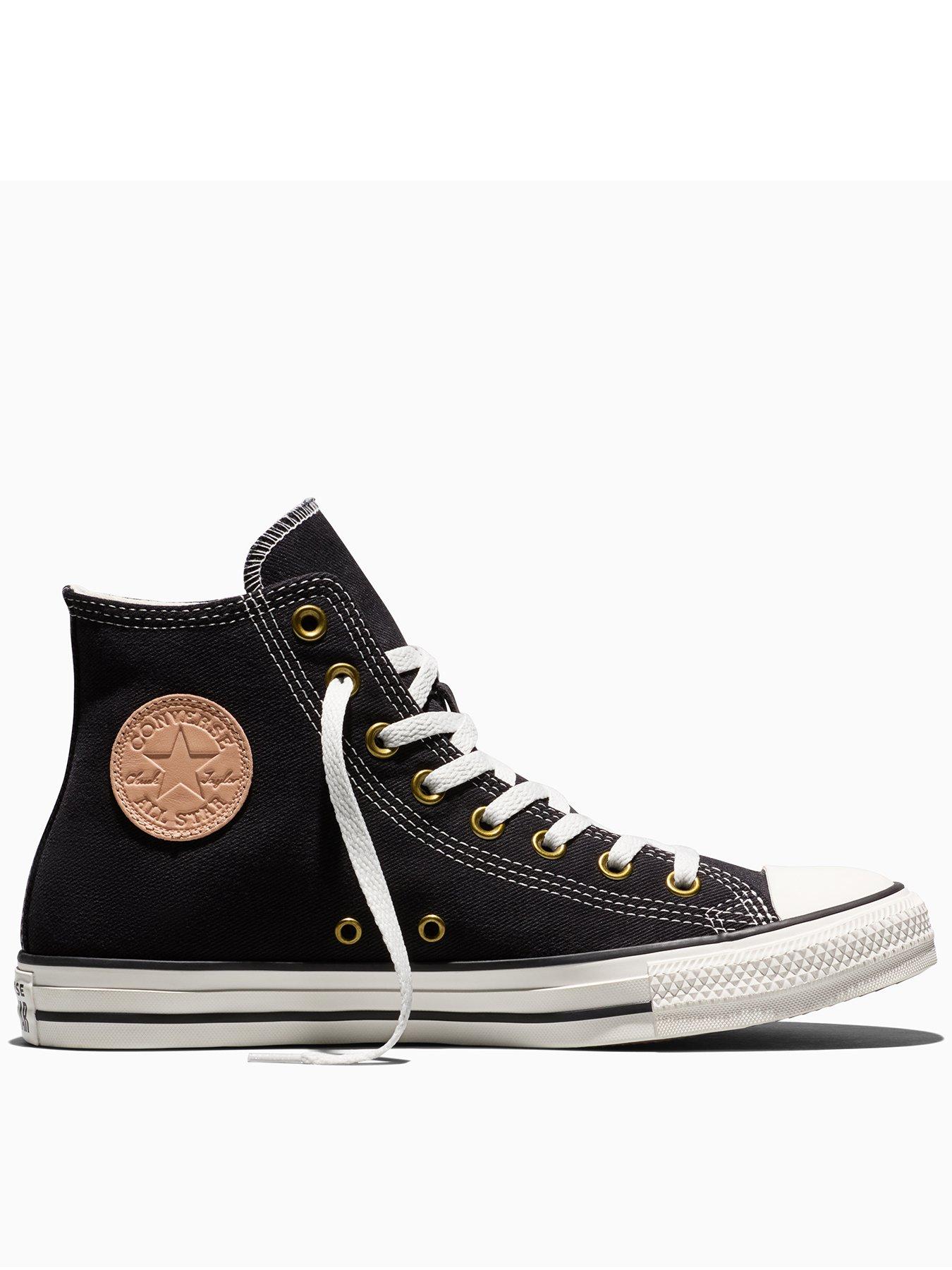 Image 1 of 5 of Converse Mens Chuck Taylor All Star Hi Workwear Twill High-Top Trainers - Black